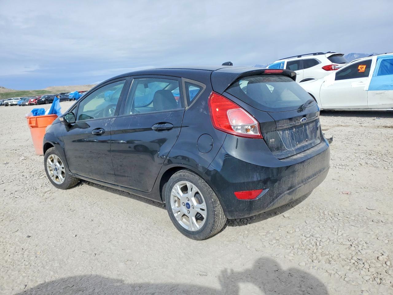 2015 Ford Fiesta Se Black vin: 3FADP4EJ3FM101499