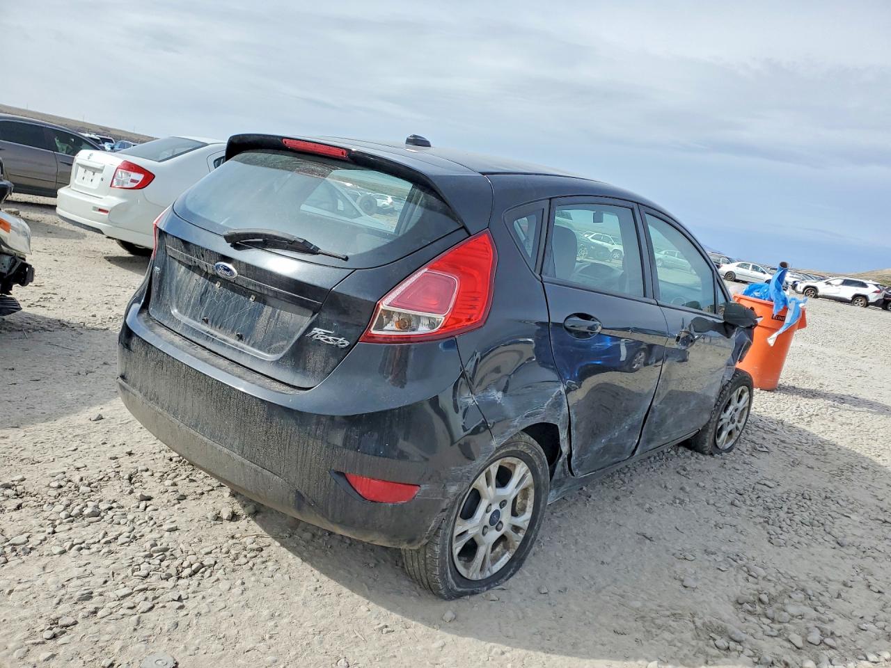 2015 Ford Fiesta Se Black vin: 3FADP4EJ3FM101499