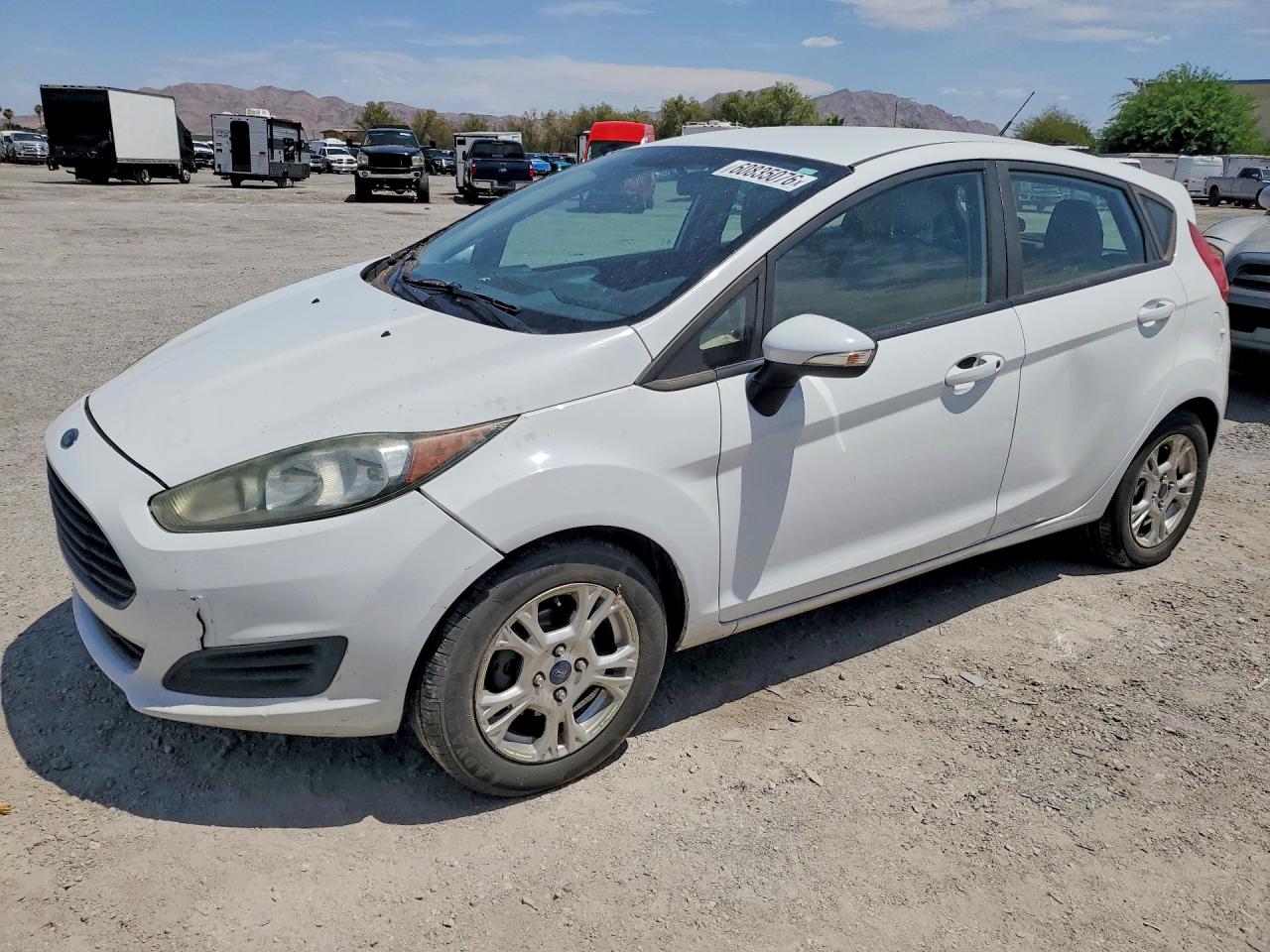 2015 Ford Fiesta Se White vin: 3FADP4EJ3FM146068