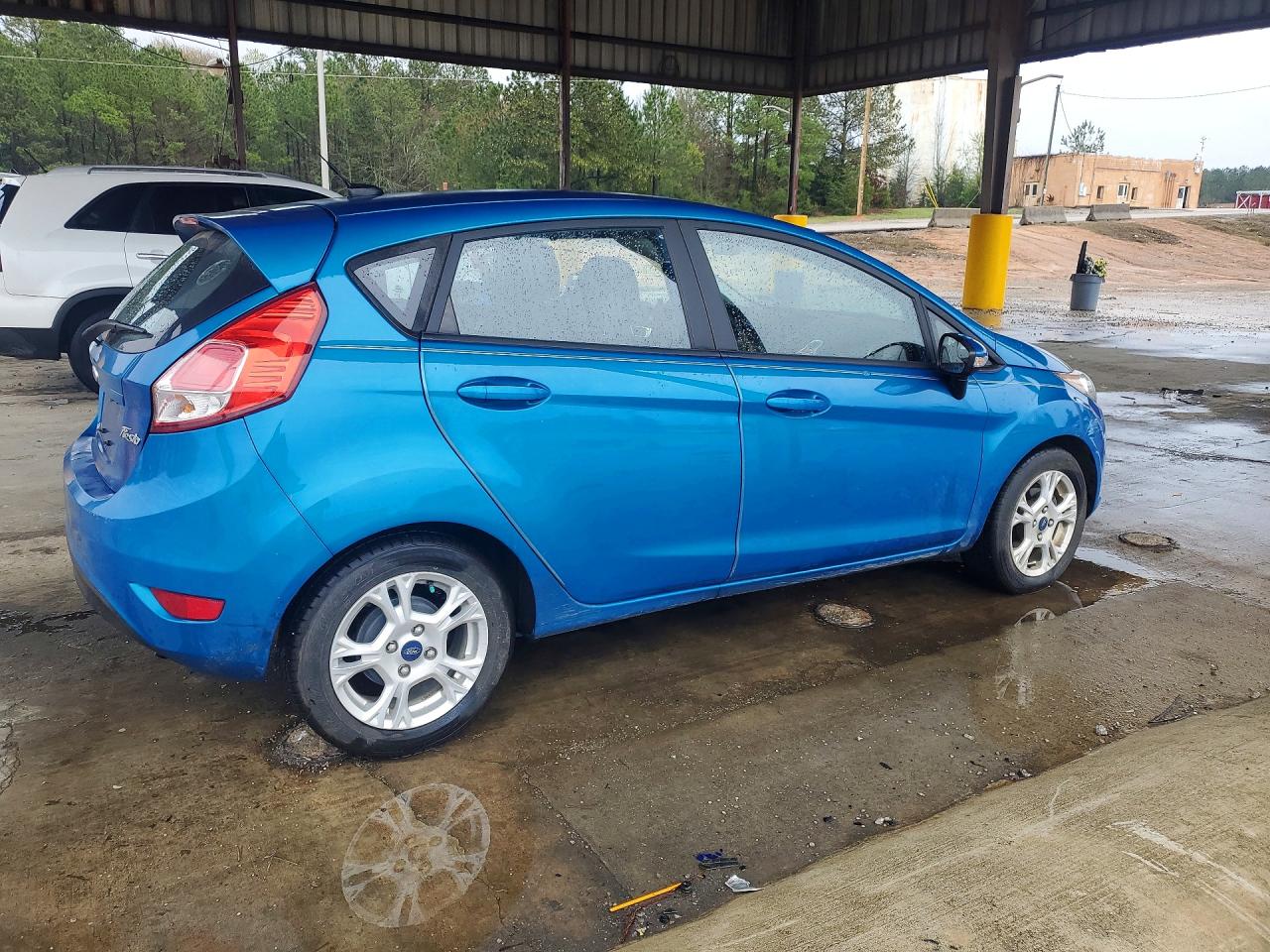 2015 Ford Fiesta Se Blue vin: 3FADP4EJ3FM157748