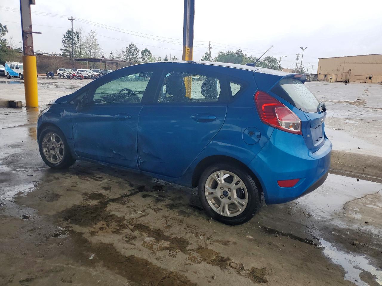 2015 Ford Fiesta Se Blue vin: 3FADP4EJ3FM157748