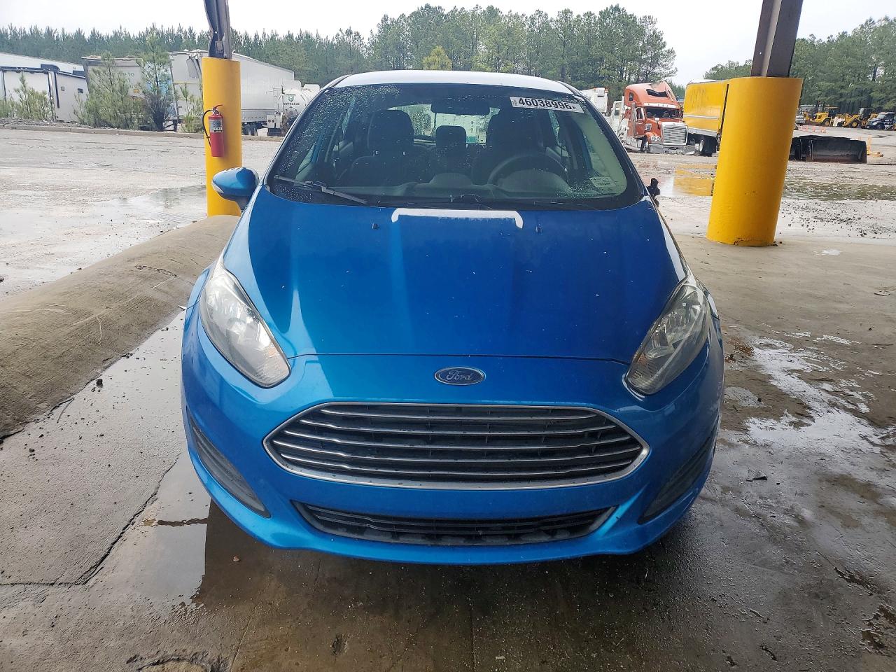 2015 Ford Fiesta Se Blue vin: 3FADP4EJ3FM157748