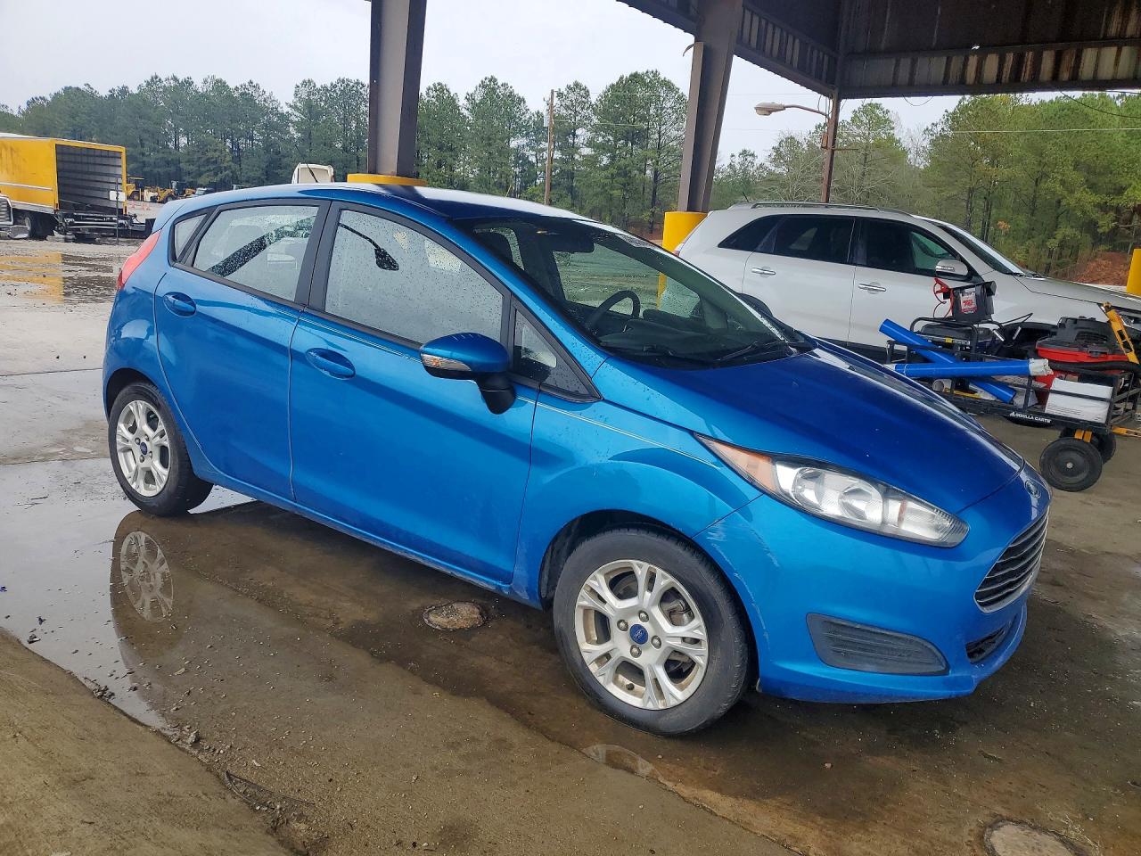 2015 Ford Fiesta Se Blue vin: 3FADP4EJ3FM157748
