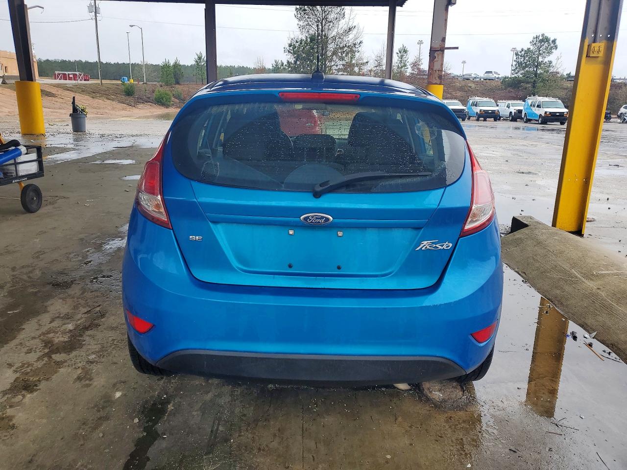2015 Ford Fiesta Se Blue vin: 3FADP4EJ3FM157748
