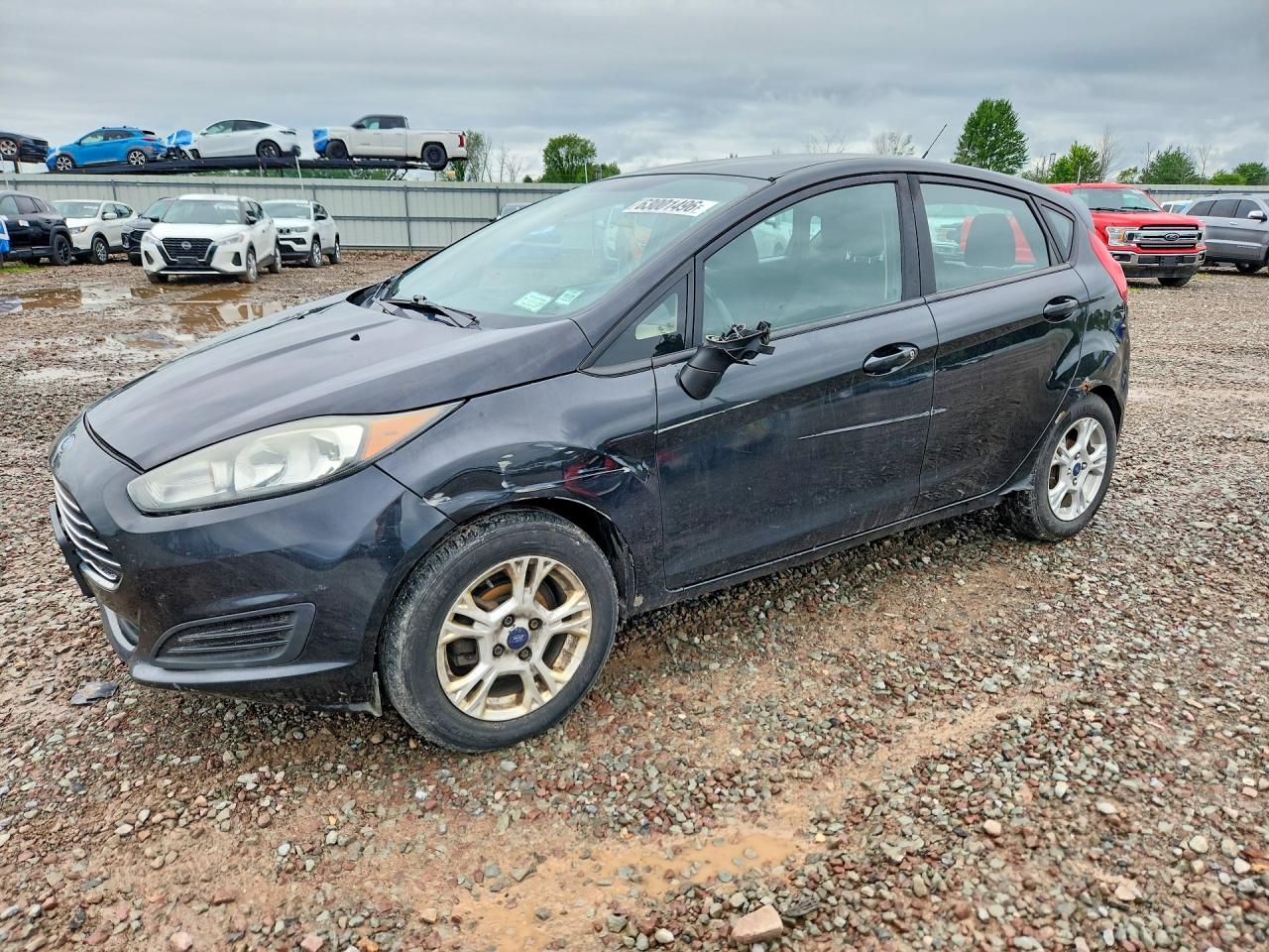 2015 Ford Fiesta Se Black vin: 3FADP4EJ3FM166854