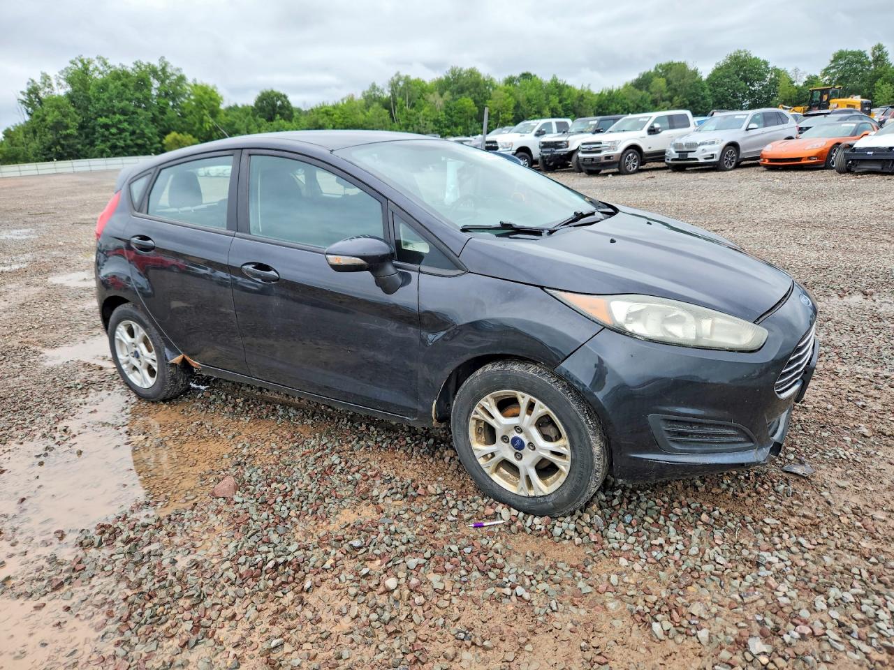 2015 Ford Fiesta Se Black vin: 3FADP4EJ3FM166854