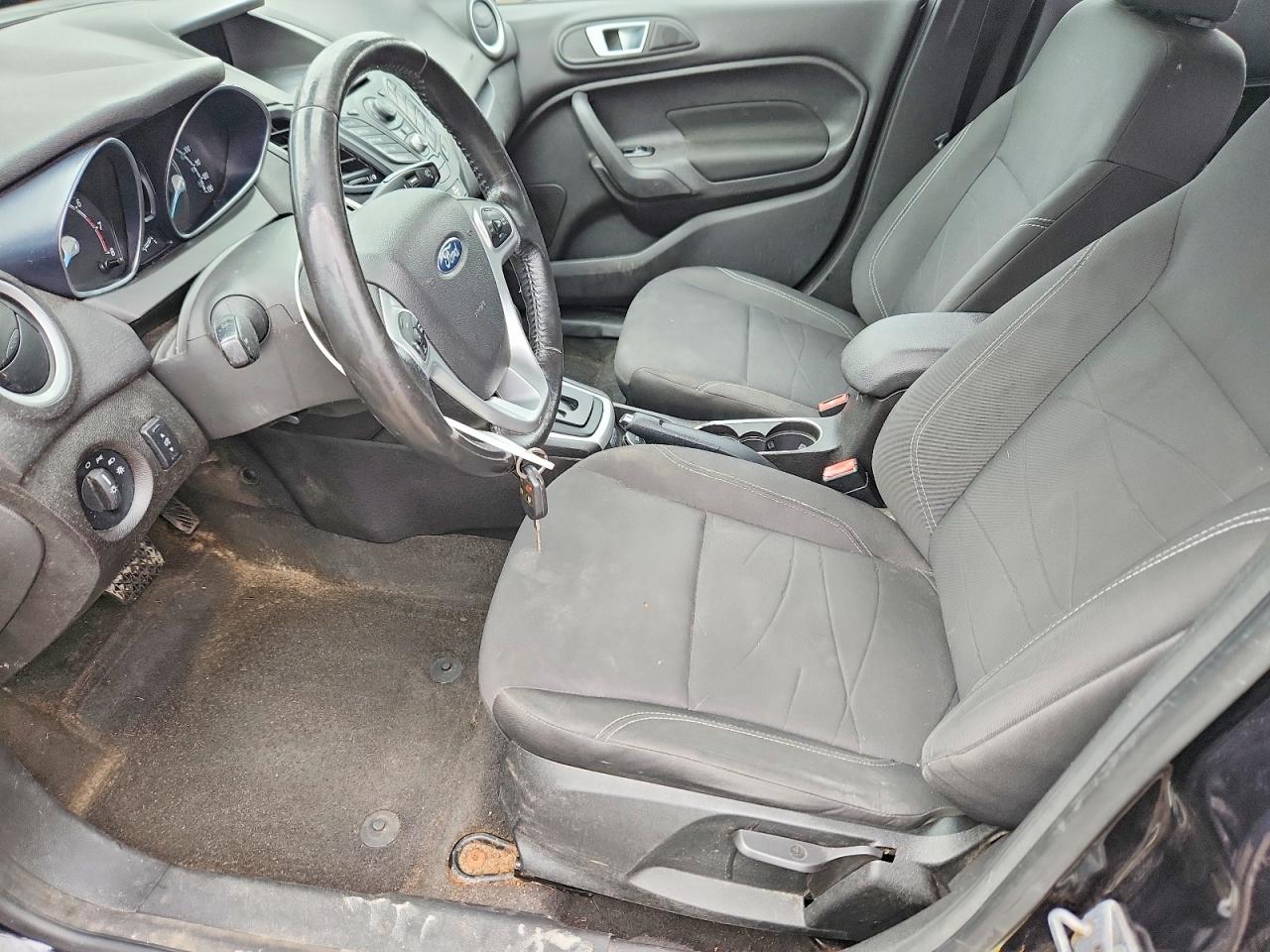 2015 Ford Fiesta Se Black vin: 3FADP4EJ3FM166854