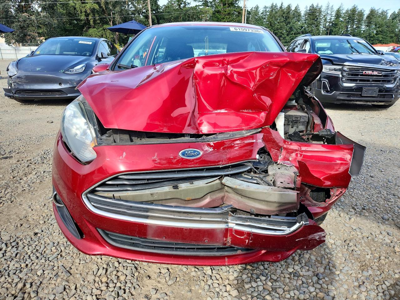 2015 Ford Fiesta Se Red vin: 3FADP4EJ3FM196839