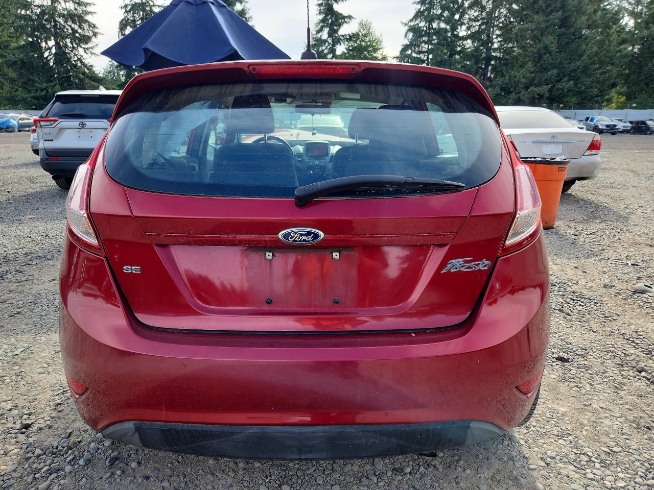 2015 Ford Fiesta Se Red vin: 3FADP4EJ3FM196839