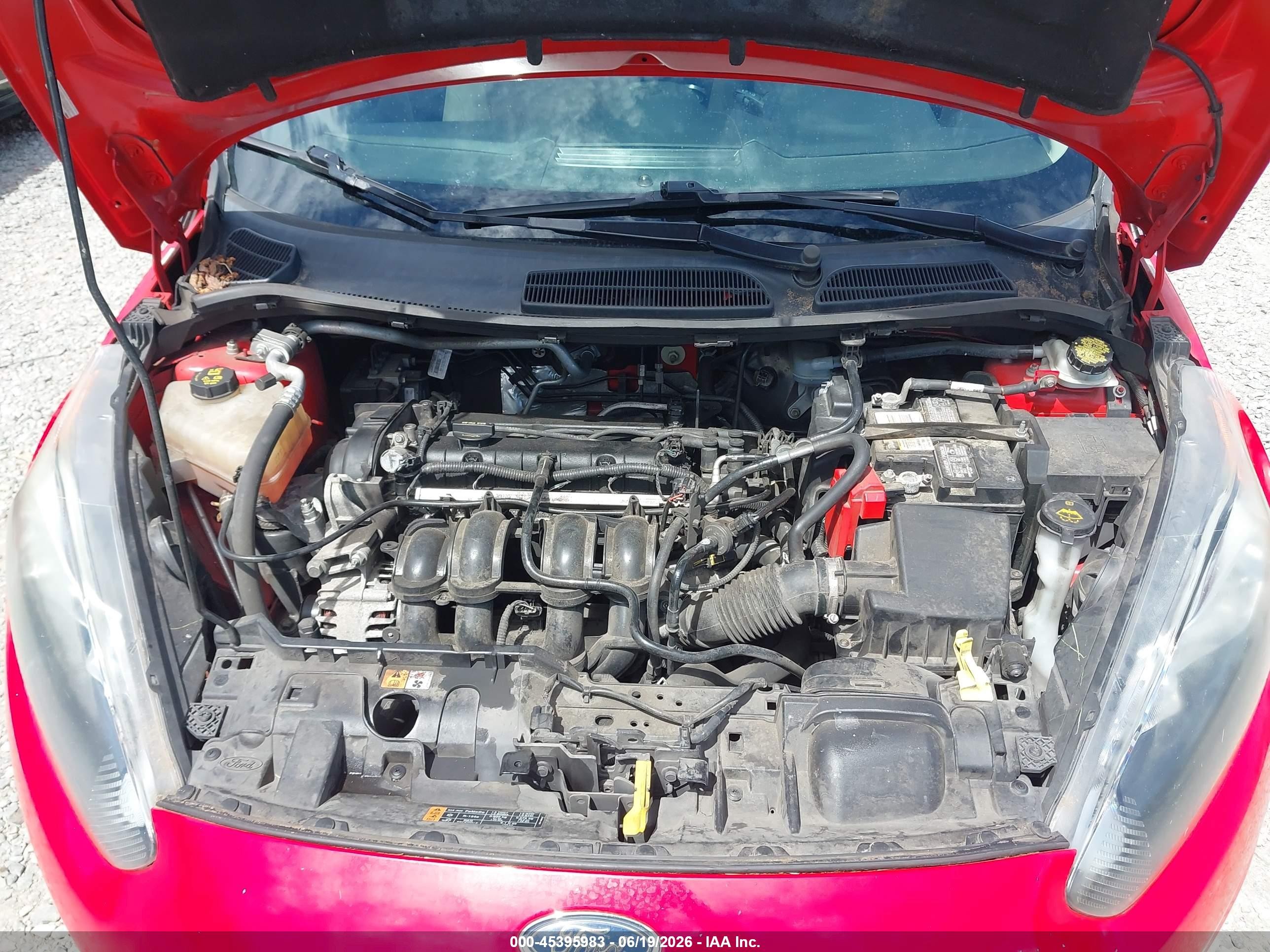 2015 Ford Fiesta Se Red vin: 3FADP4EJ3FM200551