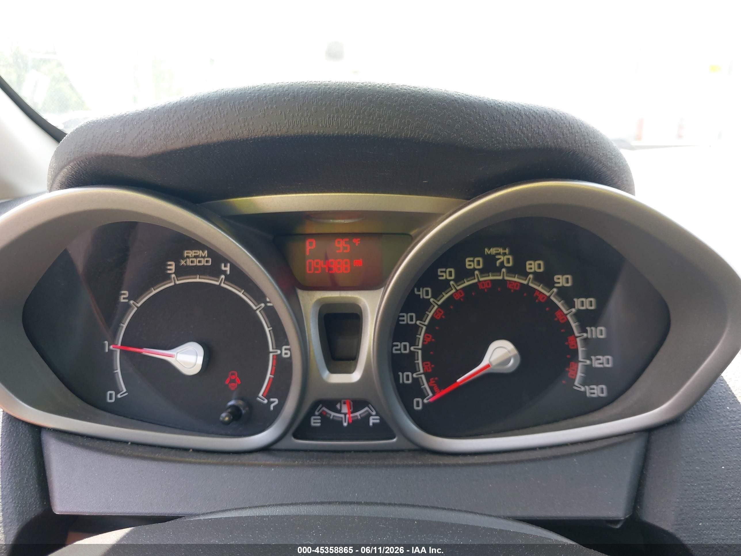 2011 Ford Fiesta Se Green vin: 3FADP4EJ4BM216378
