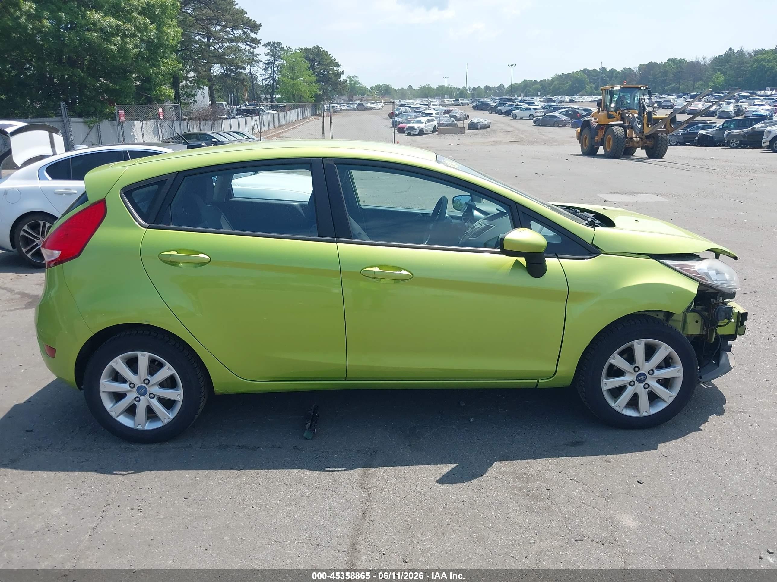 2011 Ford Fiesta Se Green vin: 3FADP4EJ4BM216378