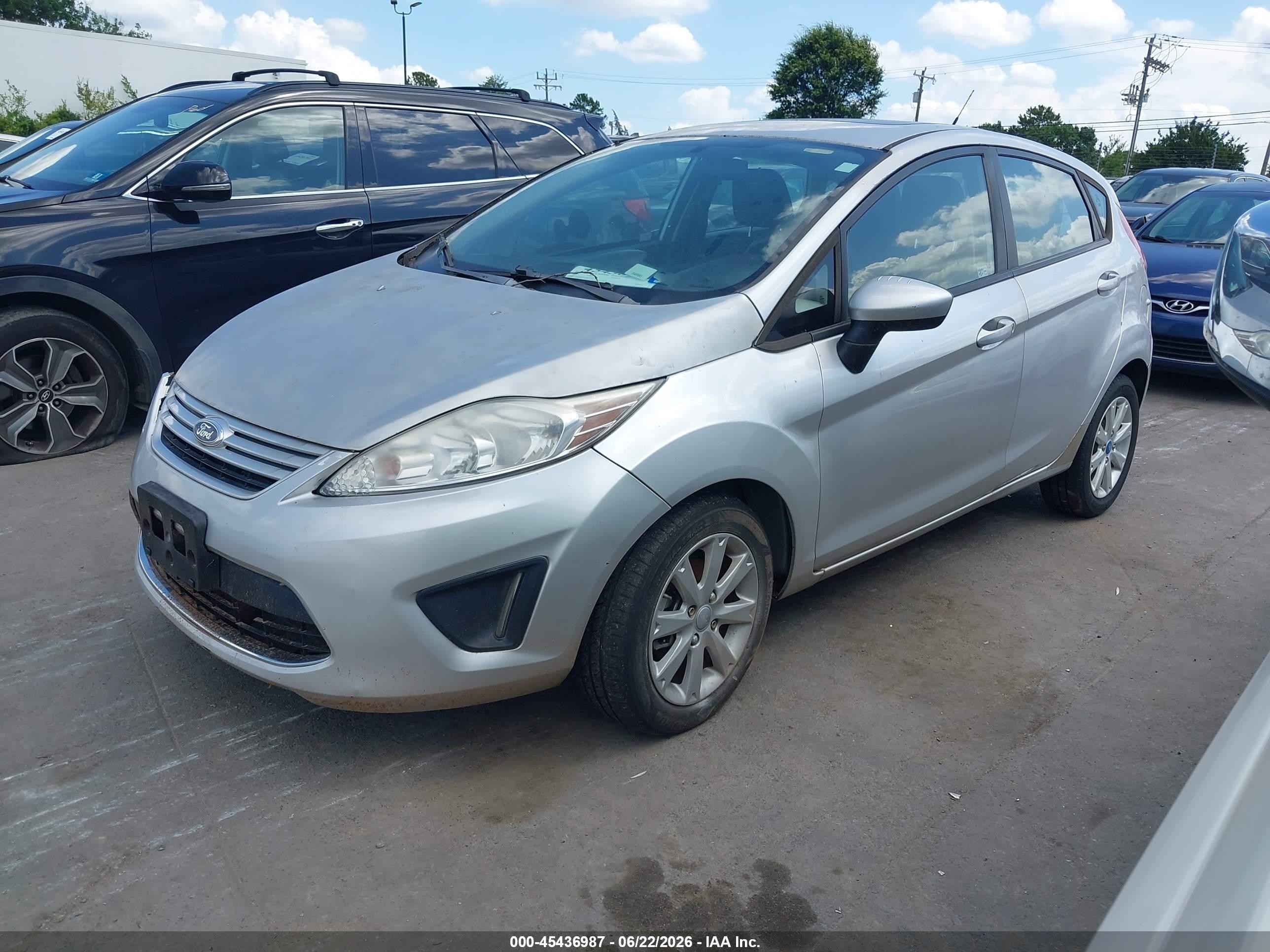 2012 Ford Fiesta Se Silver vin: 3FADP4EJ4CM101944