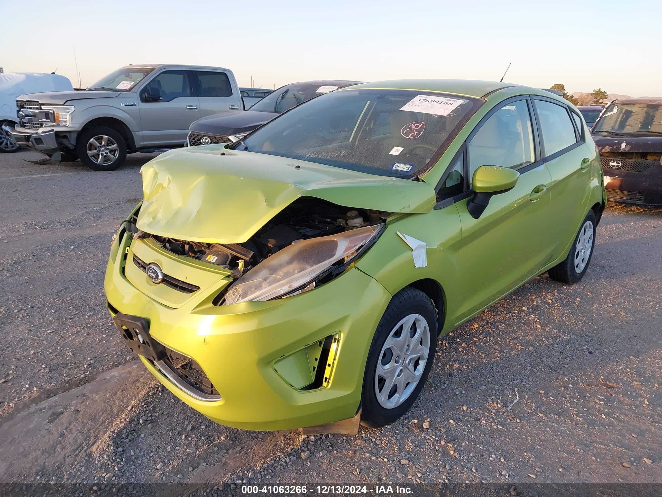 2012 Ford Fiesta Se Green vin: 3FADP4EJ4CM153610