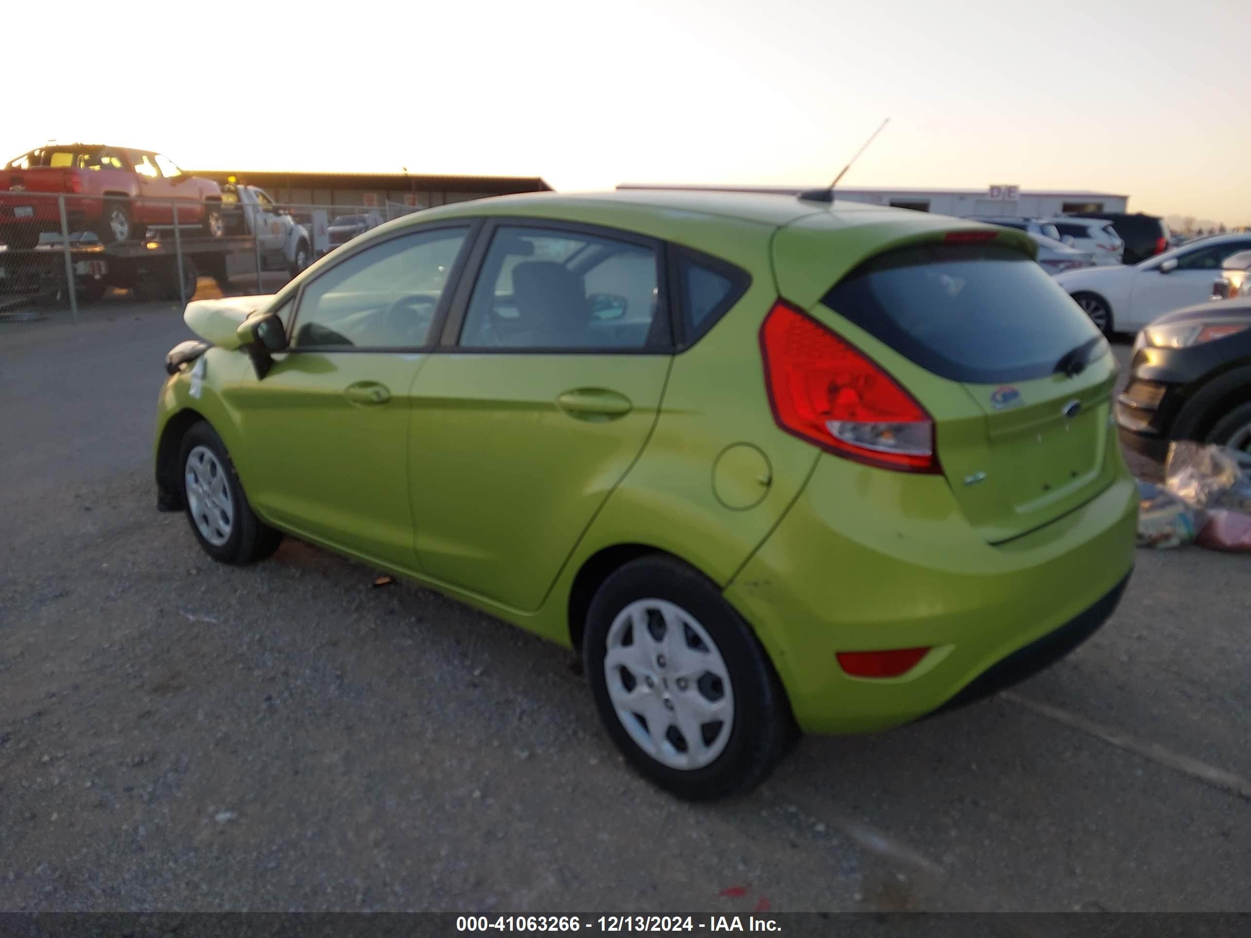 2012 Ford Fiesta Se Green vin: 3FADP4EJ4CM153610