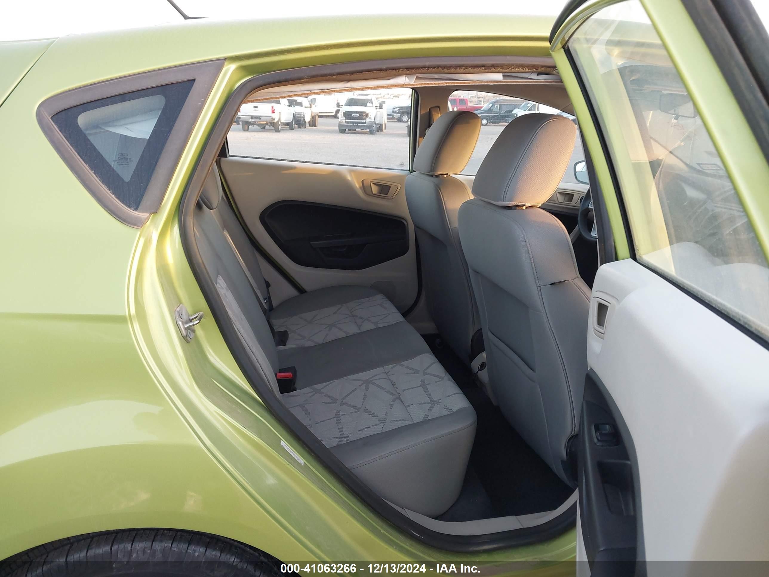 2012 Ford Fiesta Se Green vin: 3FADP4EJ4CM153610