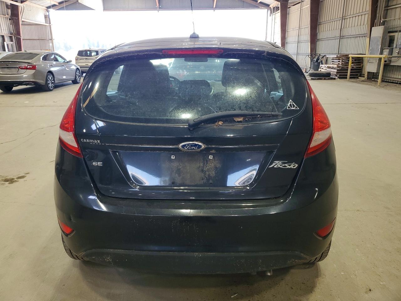 2012 Ford Fiesta Se Black vin: 3FADP4EJ4CM169936