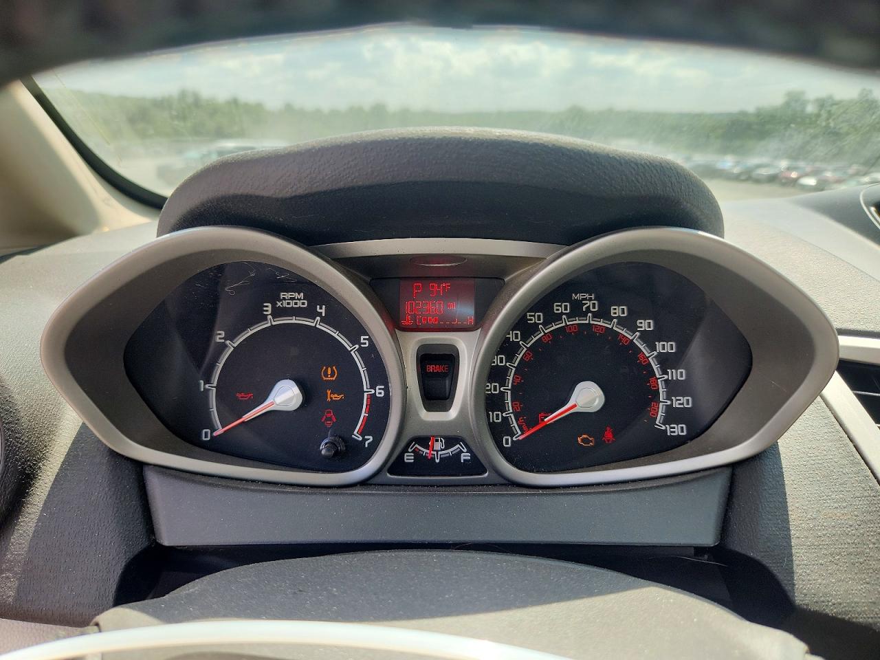 2013 Ford Fiesta Se Blue vin: 3FADP4EJ4DM107406