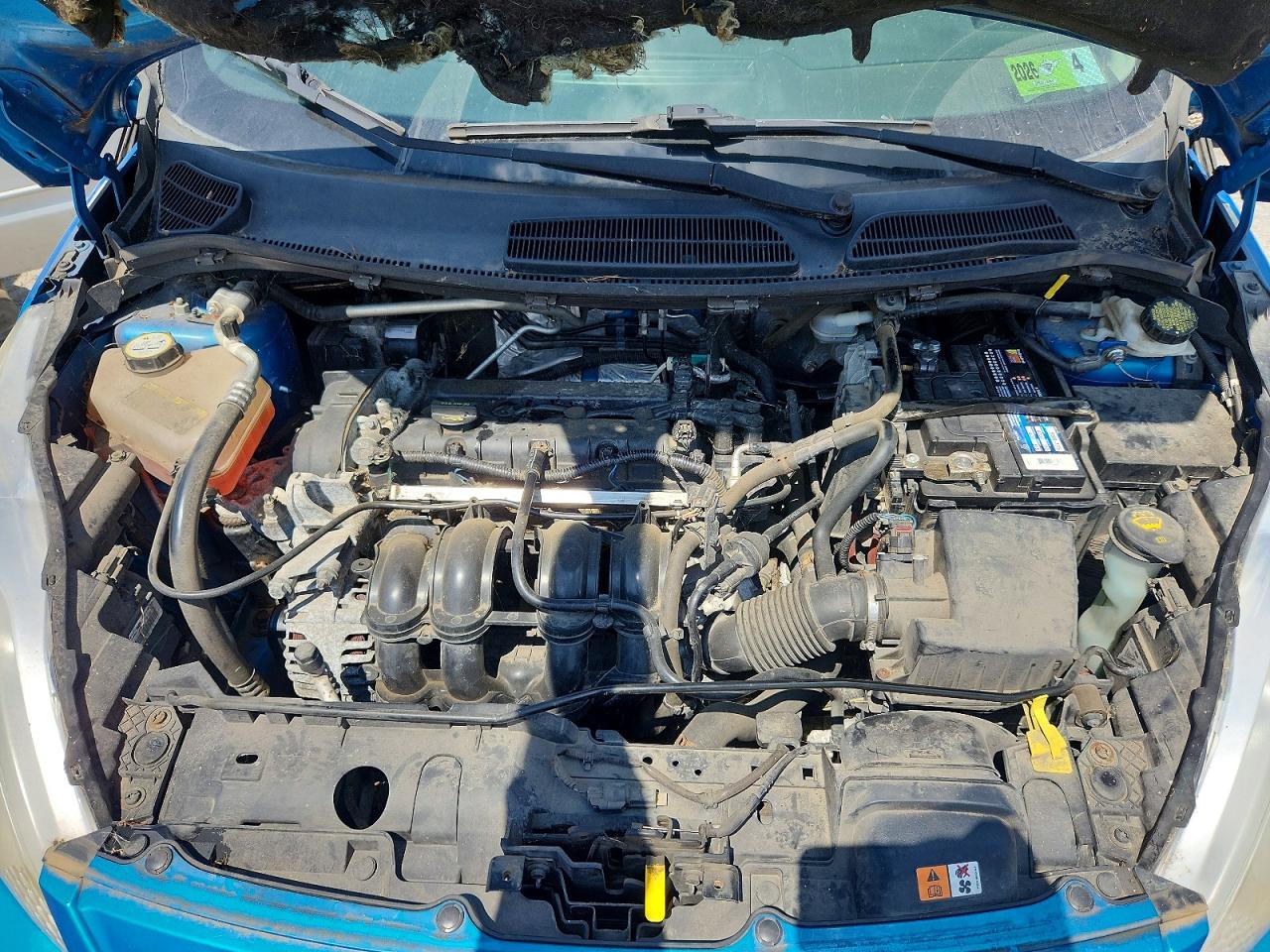 2013 Ford Fiesta Se Blue vin: 3FADP4EJ4DM107406