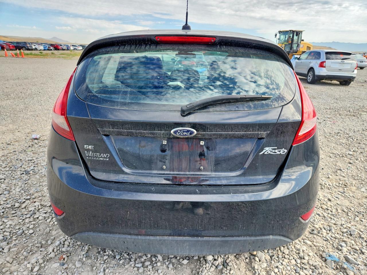 2013 Ford Fiesta Se Black vin: 3FADP4EJ4DM116798
