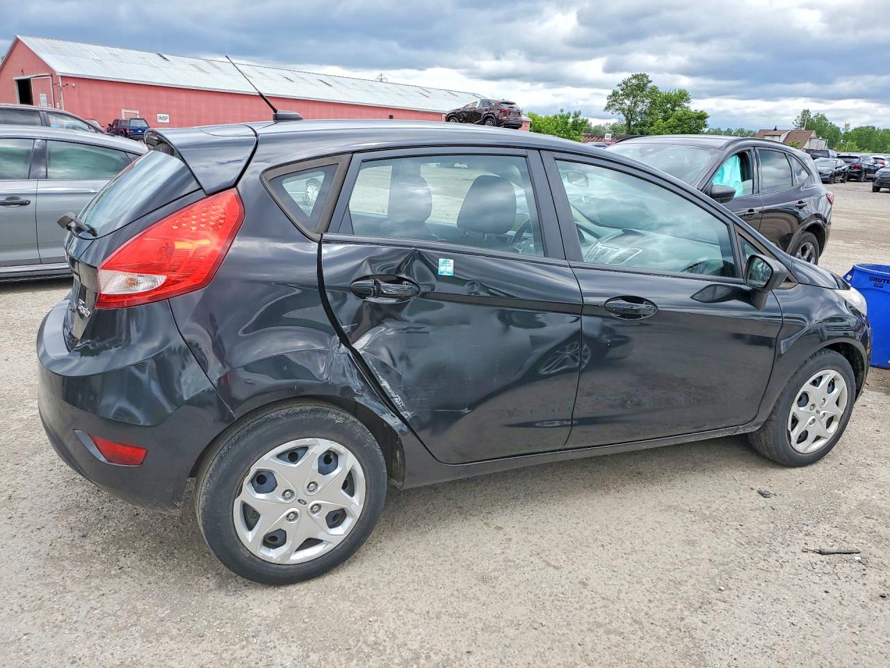 2013 Ford Fiesta Se Black vin: 3FADP4EJ4DM196877