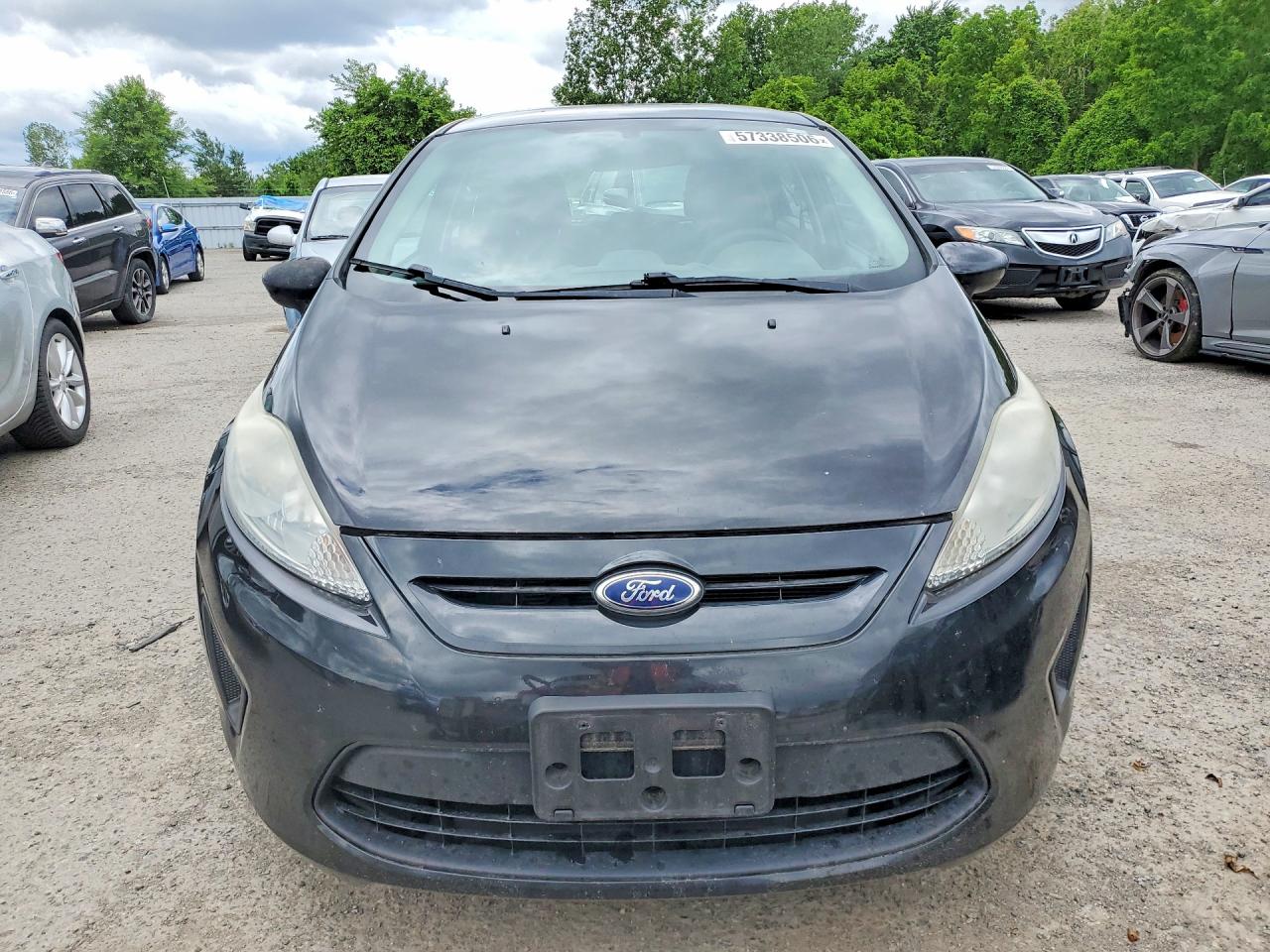 2013 Ford Fiesta Se Black vin: 3FADP4EJ4DM196877