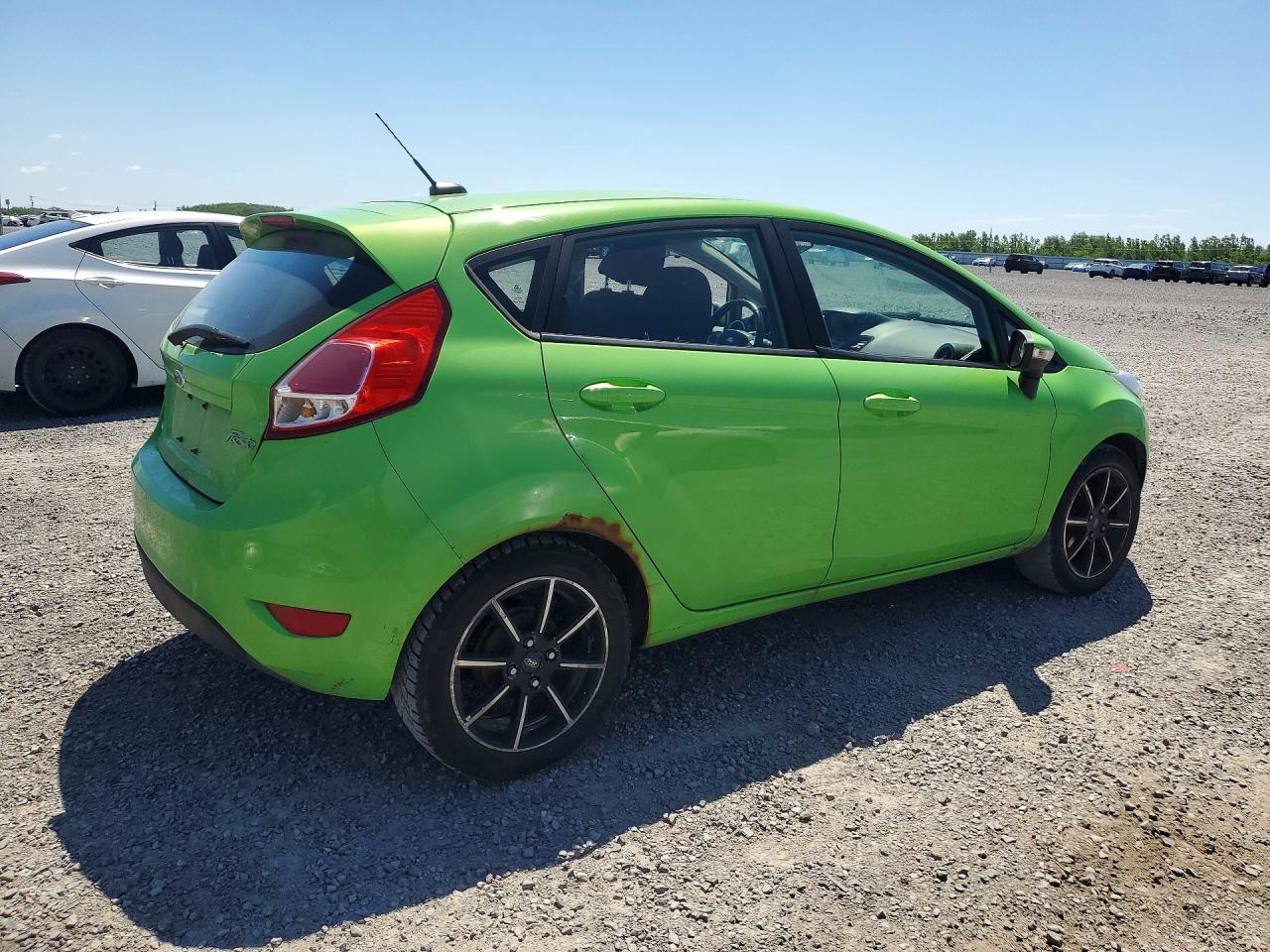 2015 Ford Fiesta Se Green vin: 3FADP4EJ4FM142675