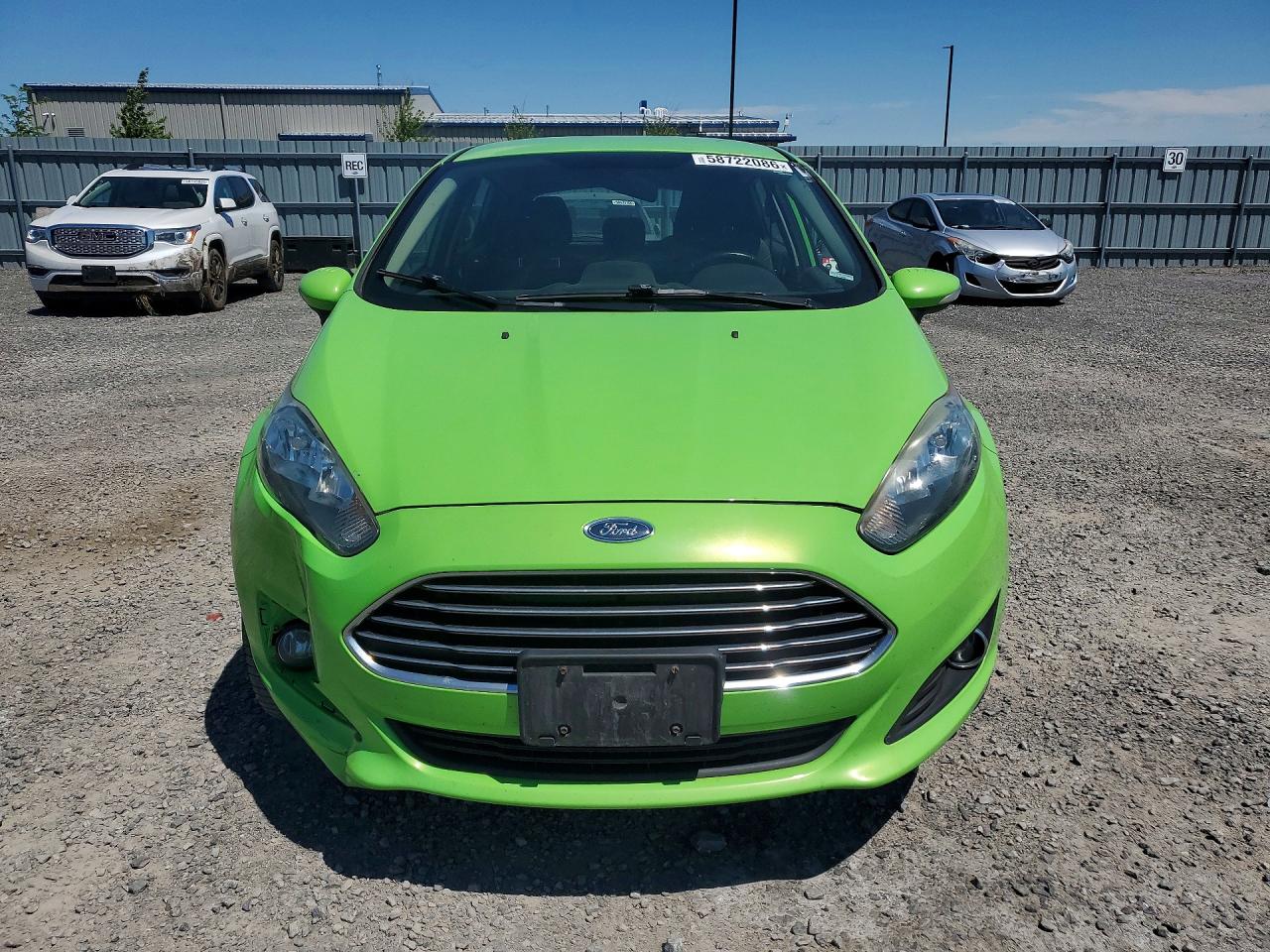 2015 Ford Fiesta Se Green vin: 3FADP4EJ4FM142675