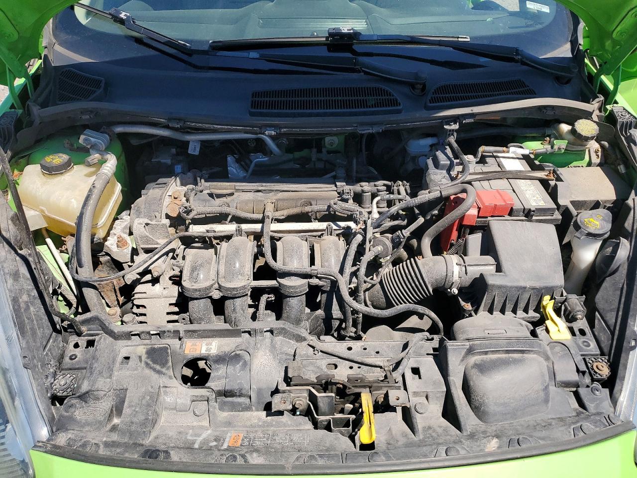 2015 Ford Fiesta Se Green vin: 3FADP4EJ4FM142675