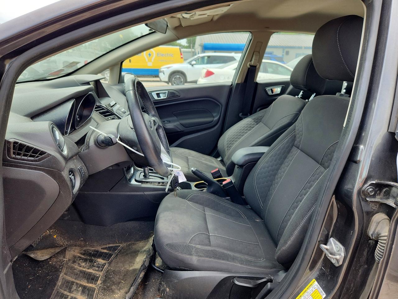 2015 Ford Fiesta Se Gray vin: 3FADP4EJ4FM171934