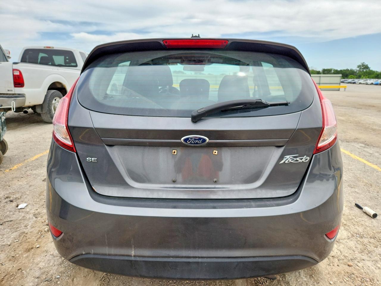 2015 Ford Fiesta Se Gray vin: 3FADP4EJ4FM171934