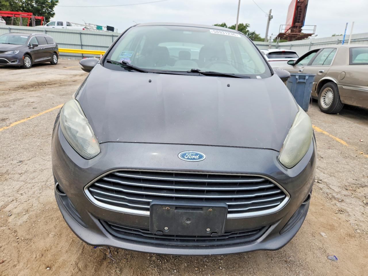 2015 Ford Fiesta Se Gray vin: 3FADP4EJ4FM171934
