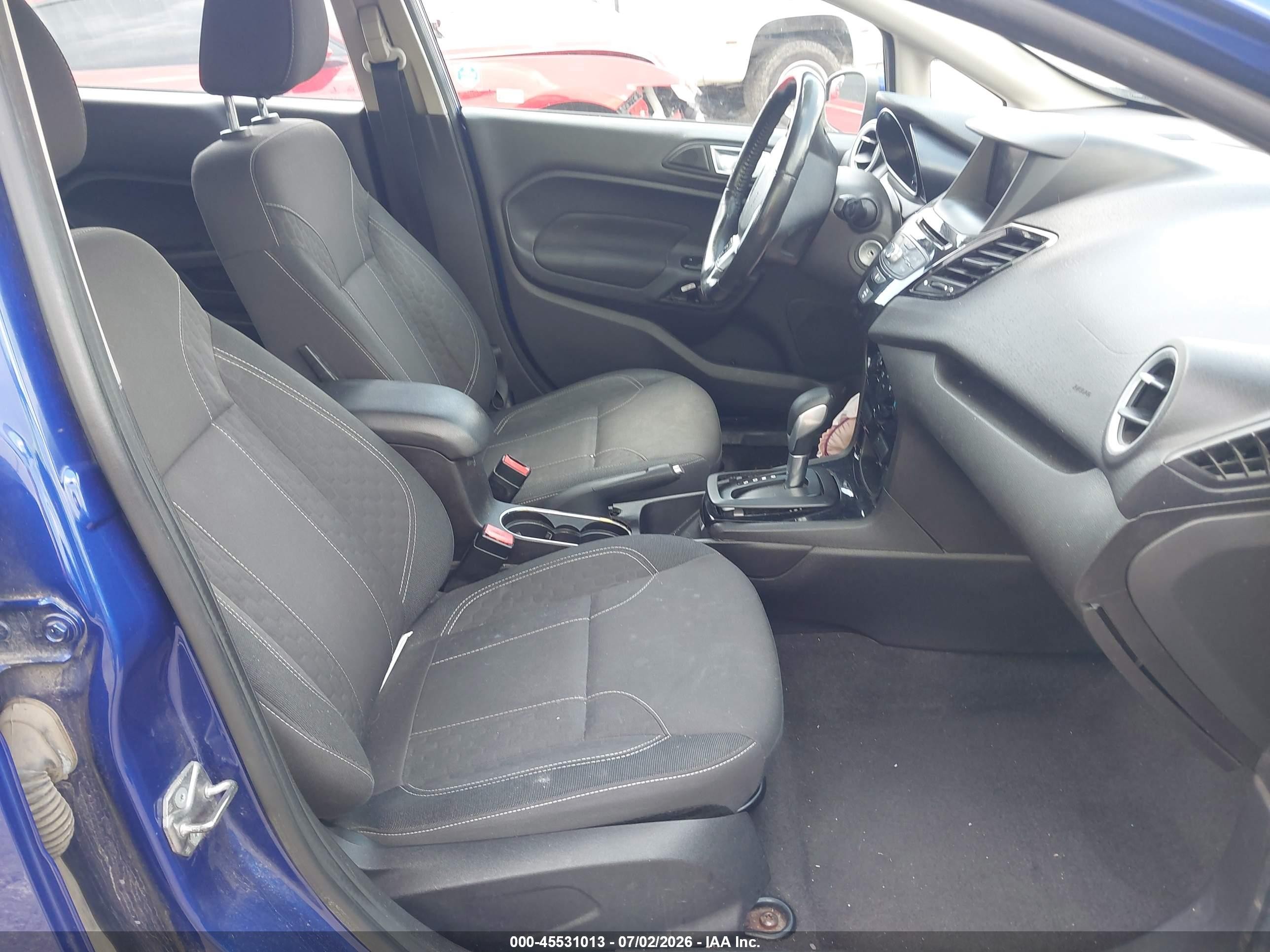 2015 Ford Fiesta Se Blue vin: 3FADP4EJ4FM205578