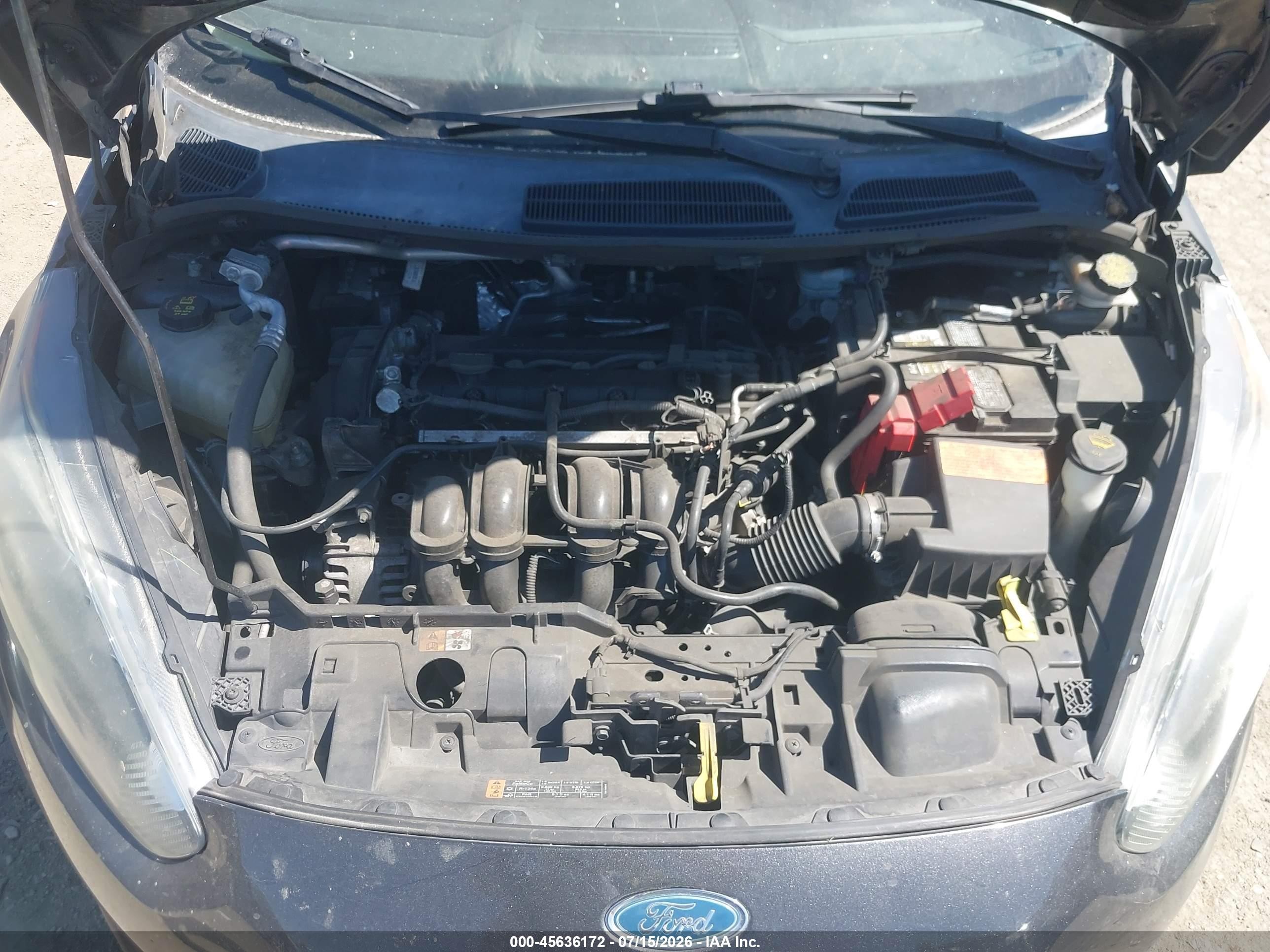 2015 Ford Fiesta Se Gray vin: 3FADP4EJ4FM225197
