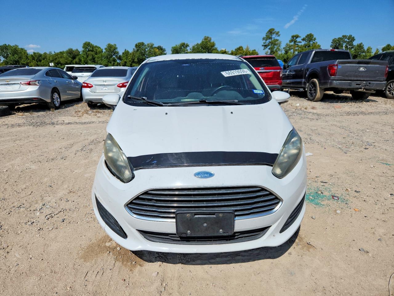 2015 Ford Fiesta Se White vin: 3FADP4EJ4FM225541