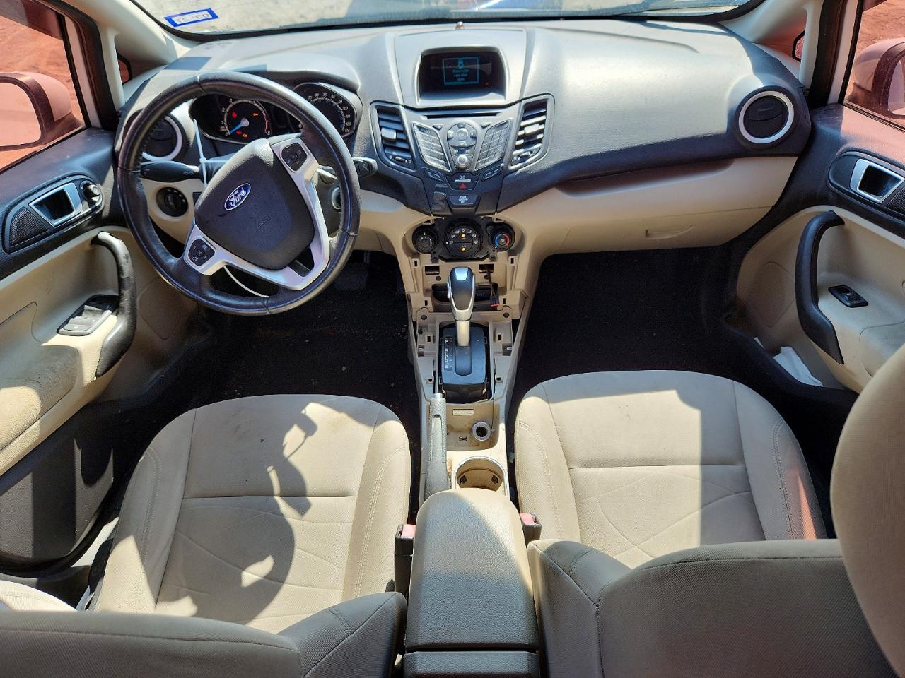 2015 Ford Fiesta Se White vin: 3FADP4EJ4FM225541
