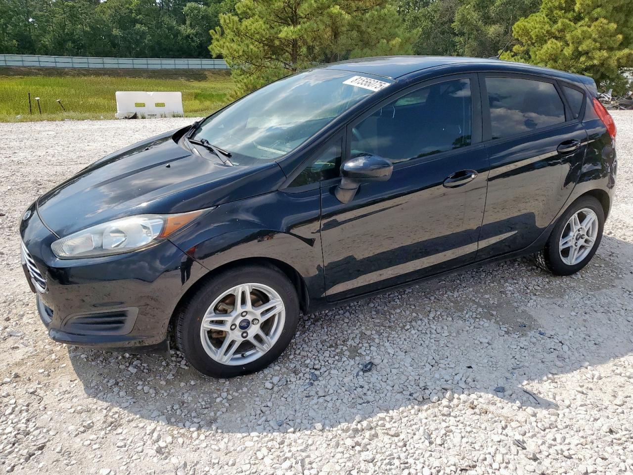 2018 Ford Fiesta Se Black vin: 3FADP4EJ4JM106719