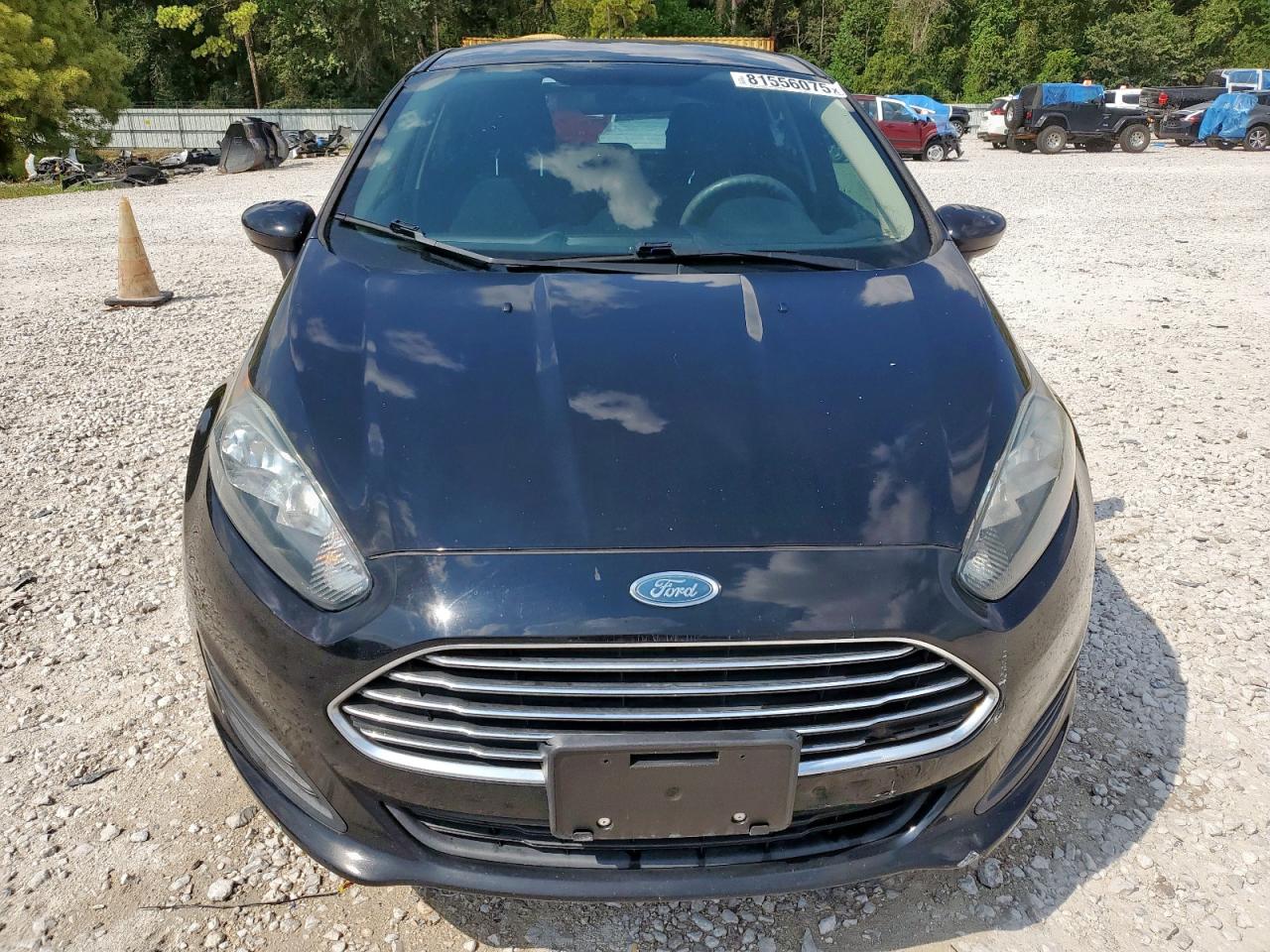 2018 Ford Fiesta Se Black vin: 3FADP4EJ4JM106719