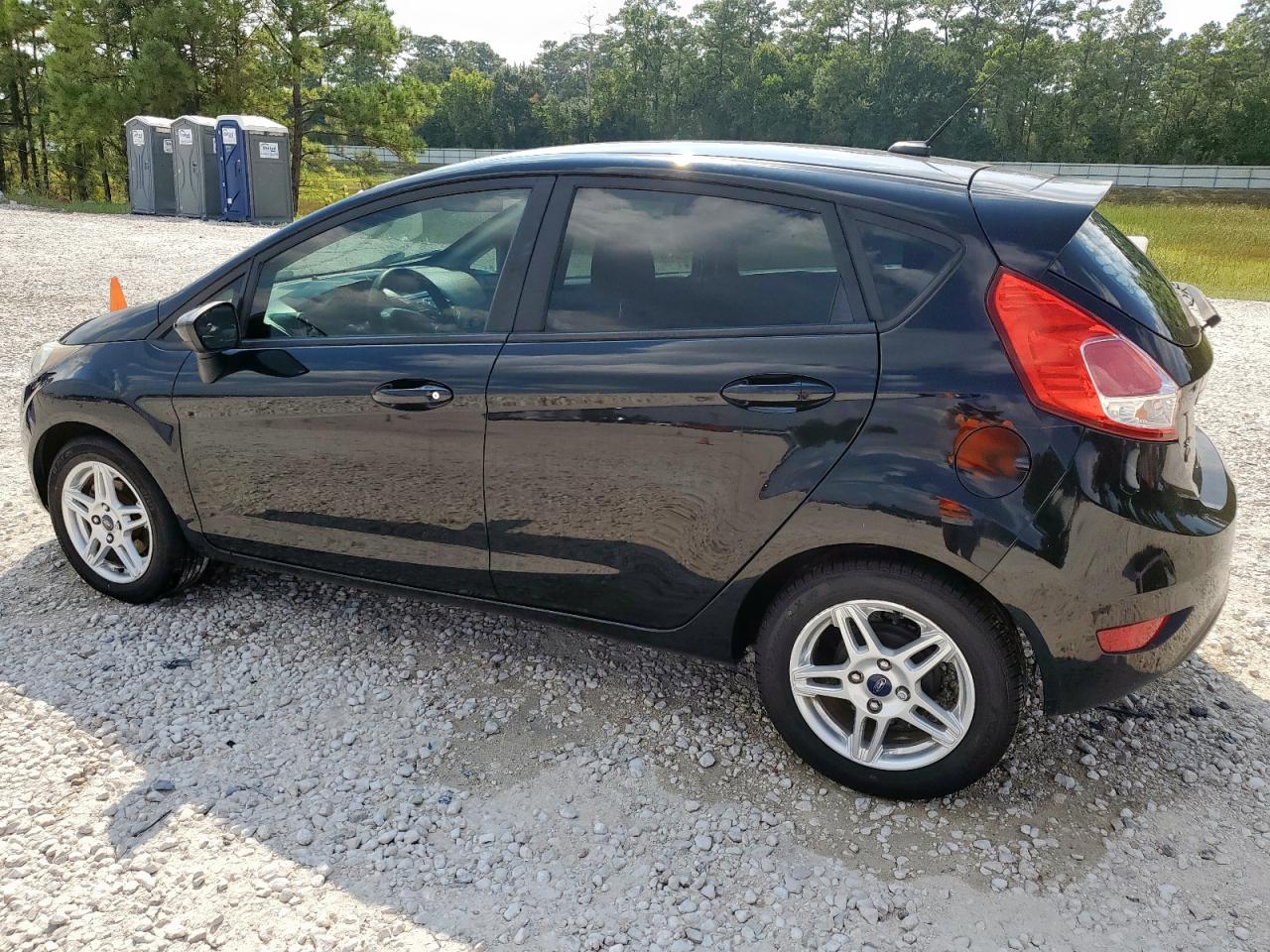2018 Ford Fiesta Se Black vin: 3FADP4EJ4JM106719