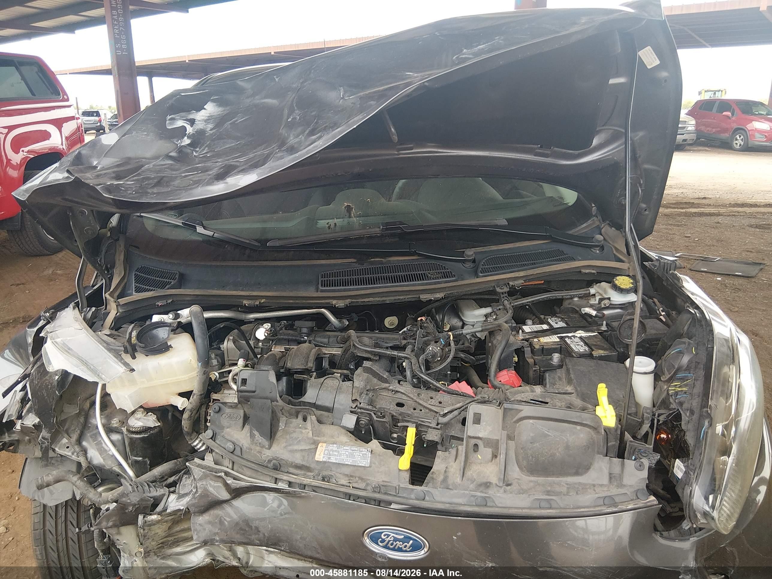 2019 Ford Fiesta Se Серый vin: 3FADP4EJ4KM152715