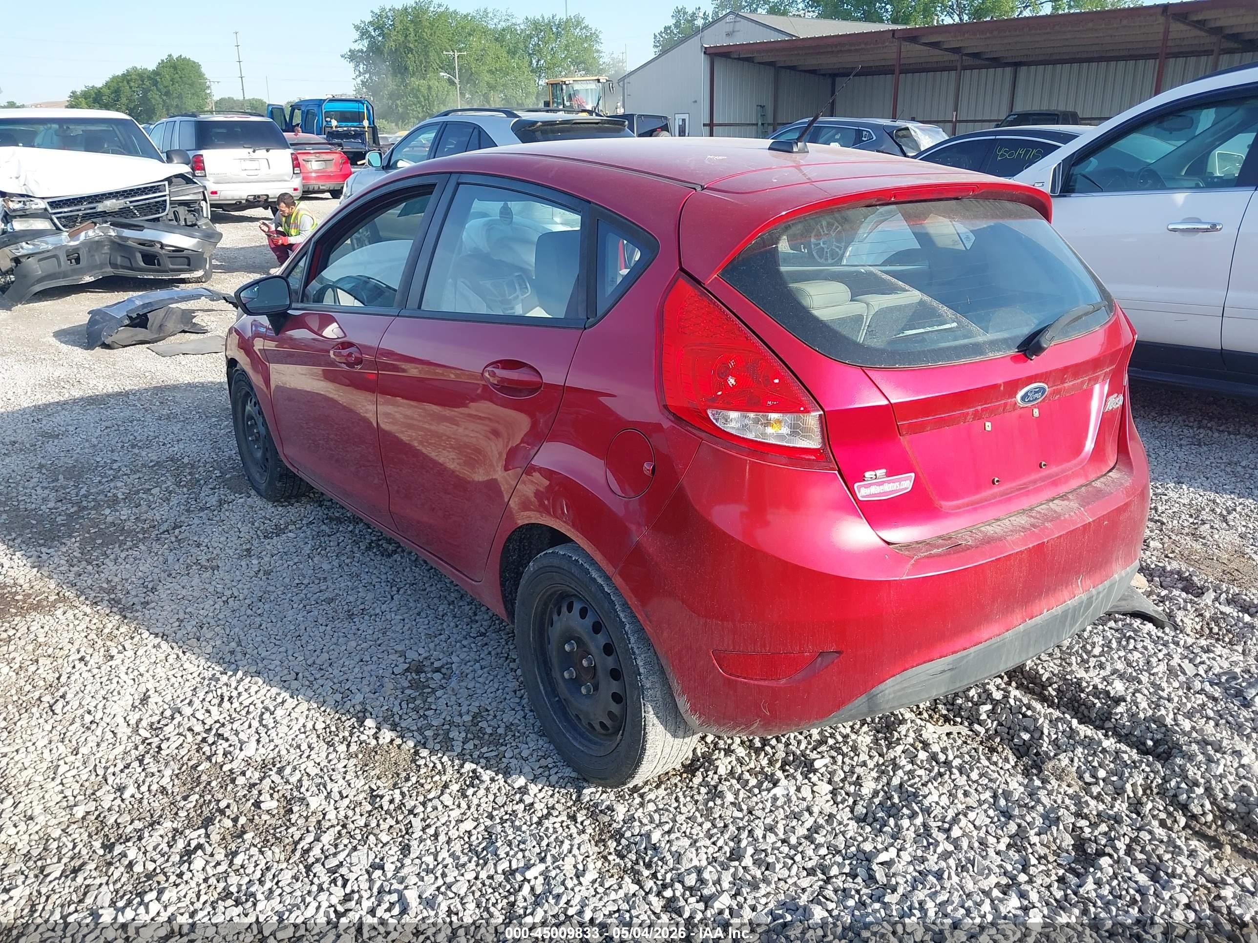 2011 Ford Fiesta Se Red vin: 3FADP4EJ5BM115852