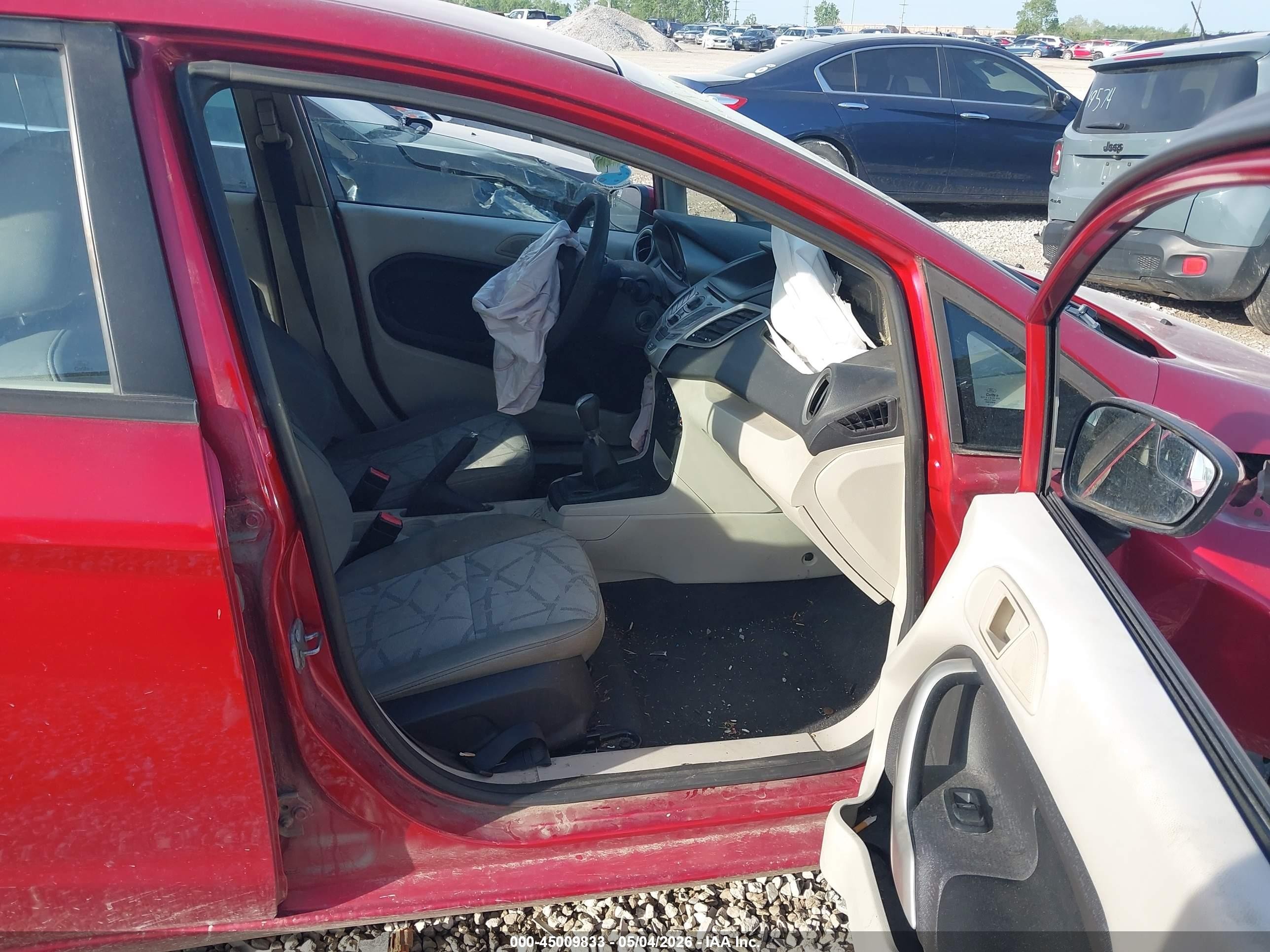 2011 Ford Fiesta Se Red vin: 3FADP4EJ5BM115852