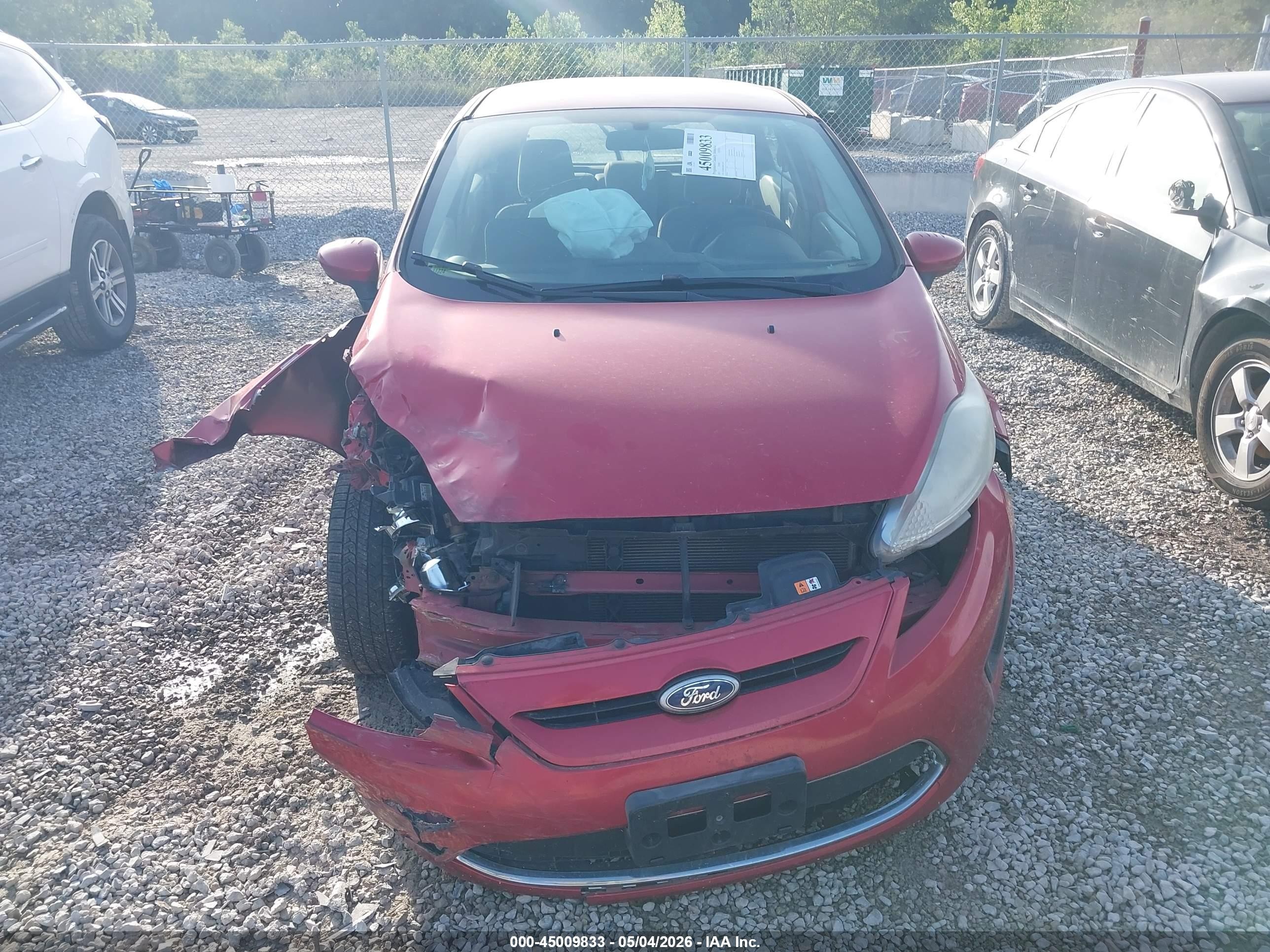 2011 Ford Fiesta Se Red vin: 3FADP4EJ5BM115852