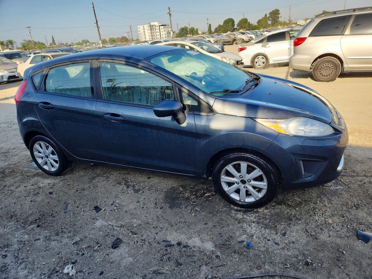 2011 Ford Fiesta Se Gray vin: 3FADP4EJ5BM157034