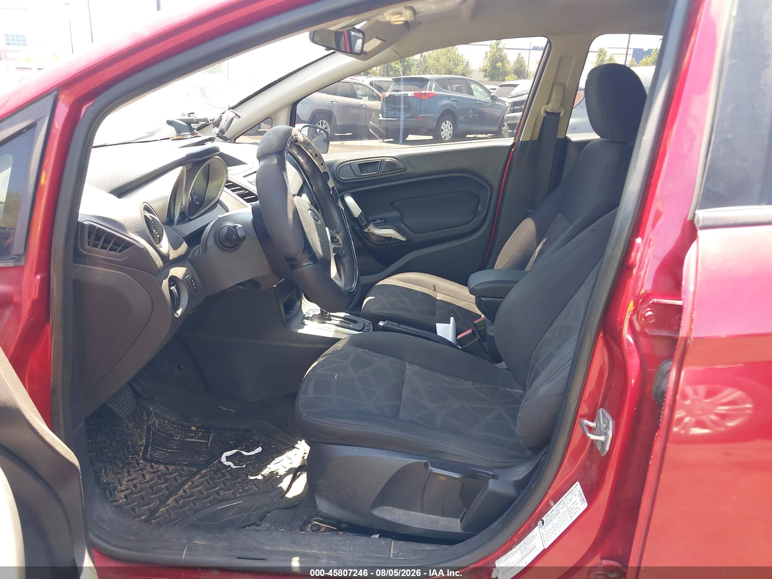 2011 Ford Fiesta Se Red vin: 3FADP4EJ5BM196660