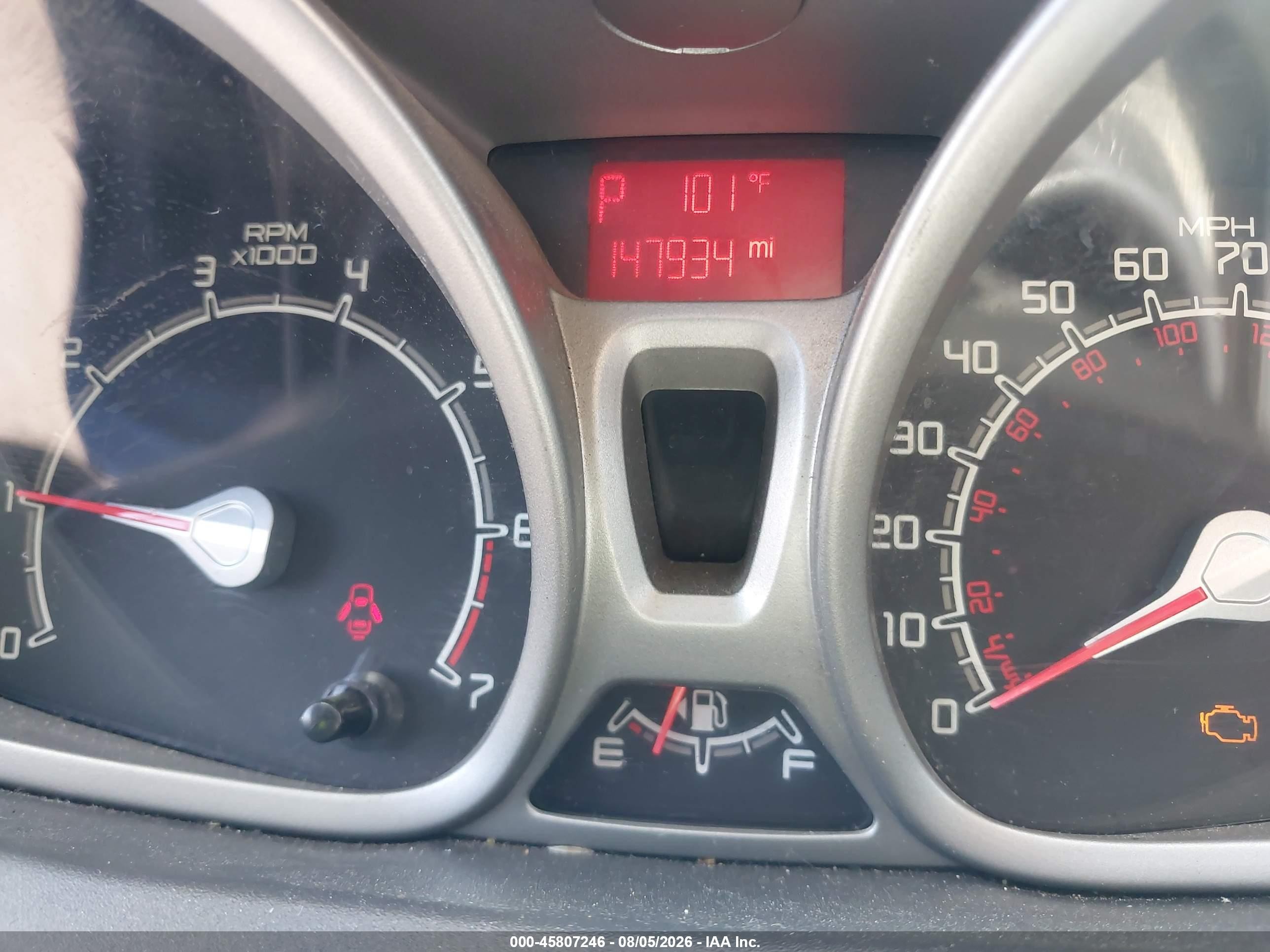2011 Ford Fiesta Se Red vin: 3FADP4EJ5BM196660