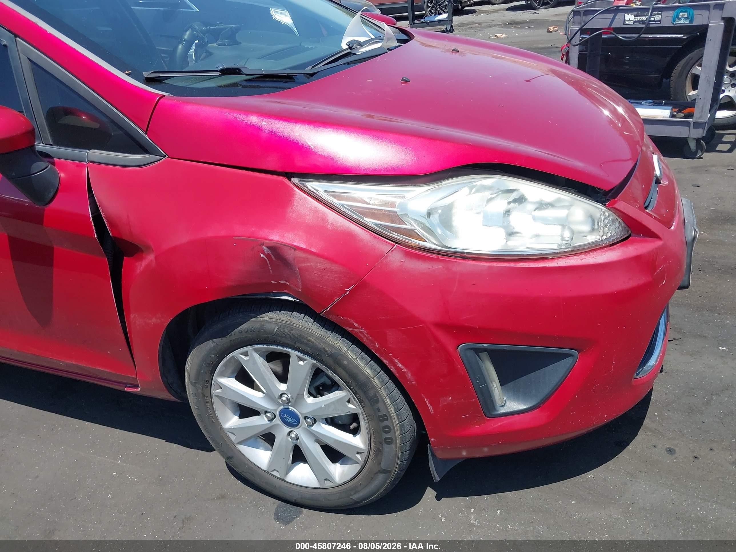 2011 Ford Fiesta Se Red vin: 3FADP4EJ5BM196660