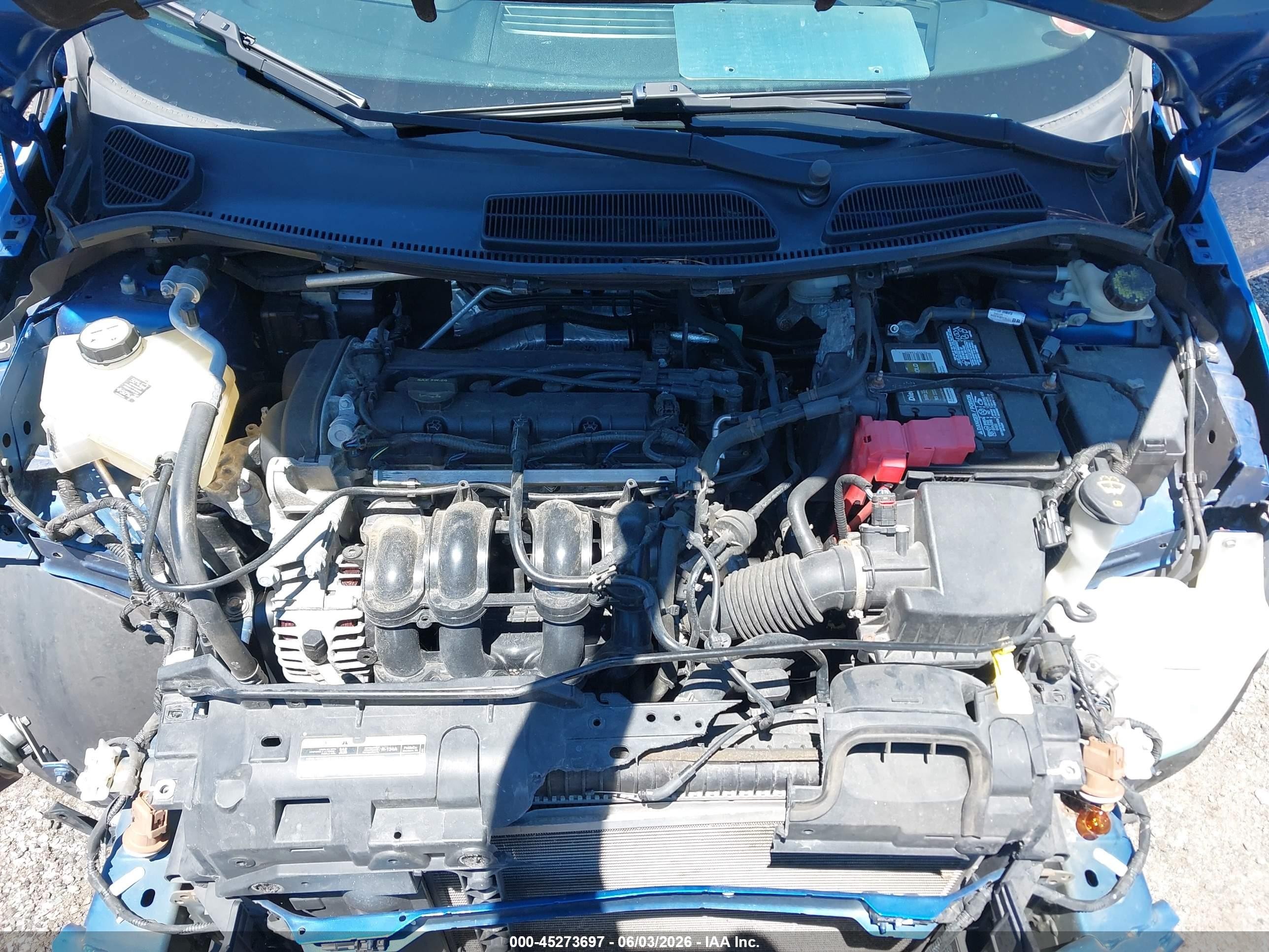 2011 Ford Fiesta Se Blue vin: 3FADP4EJ5BM206569