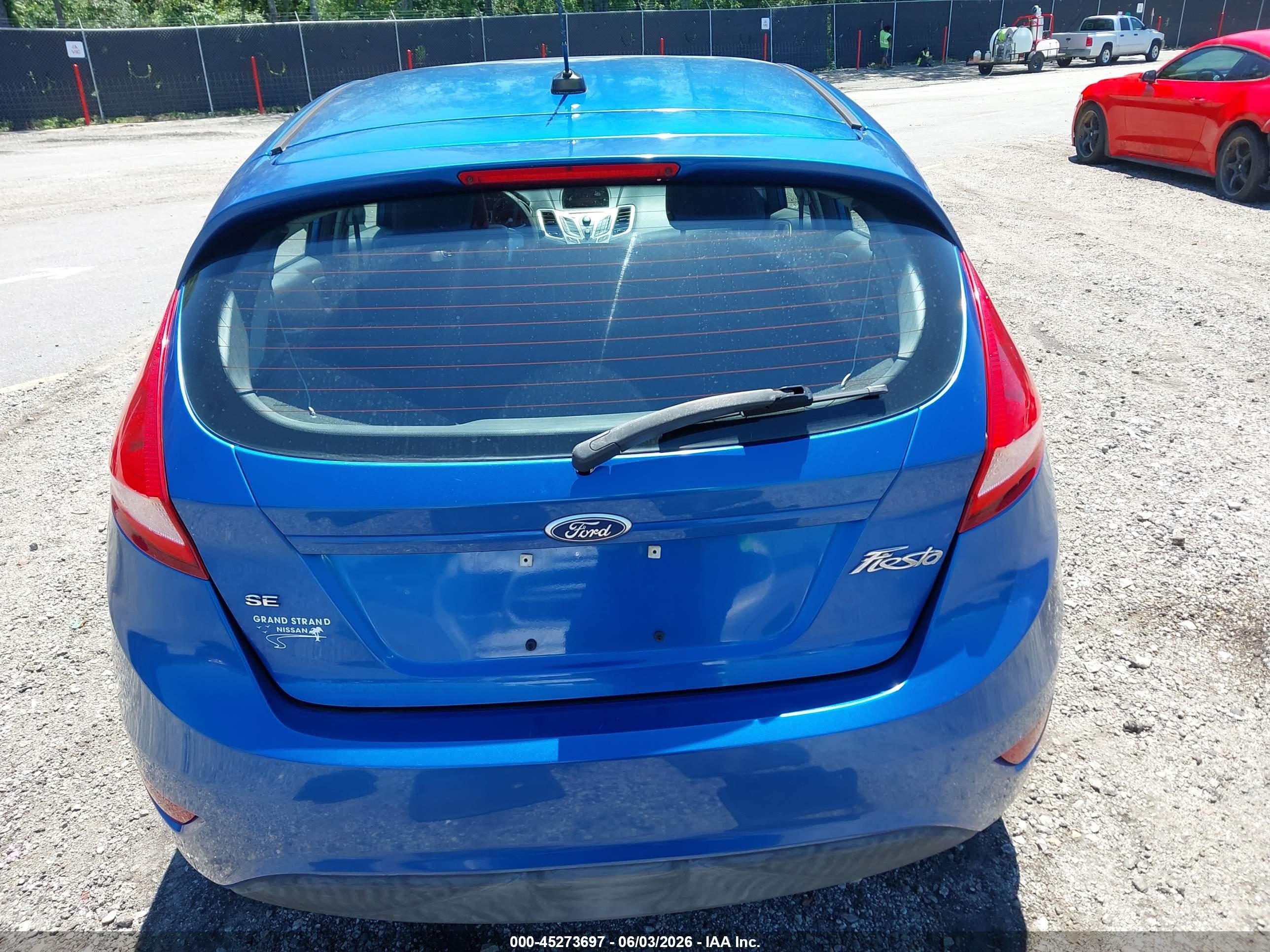 2011 Ford Fiesta Se Blue vin: 3FADP4EJ5BM206569
