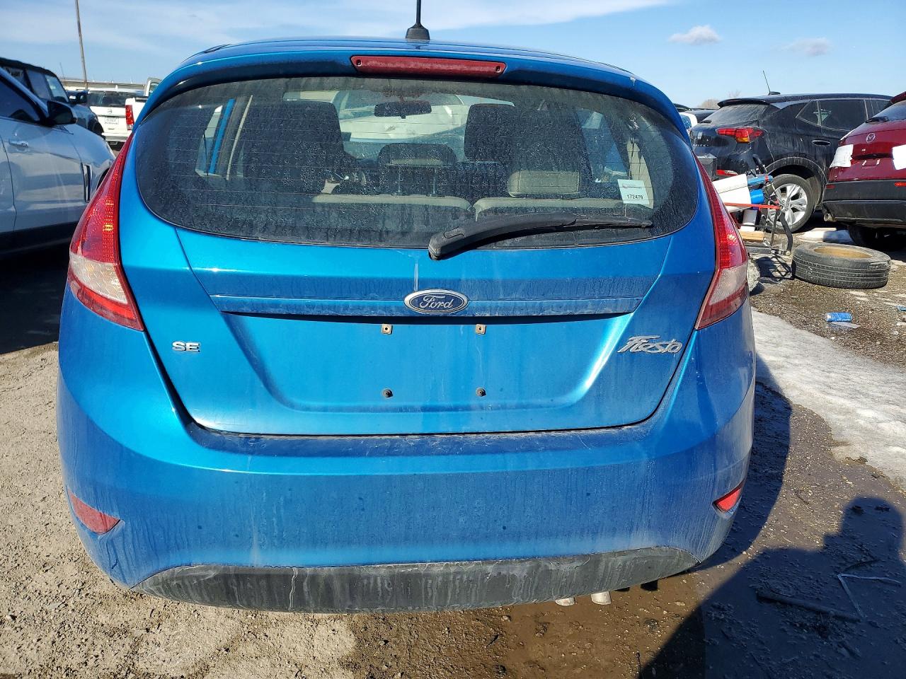 2012 Ford Fiesta Se Blue vin: 3FADP4EJ5CM157813